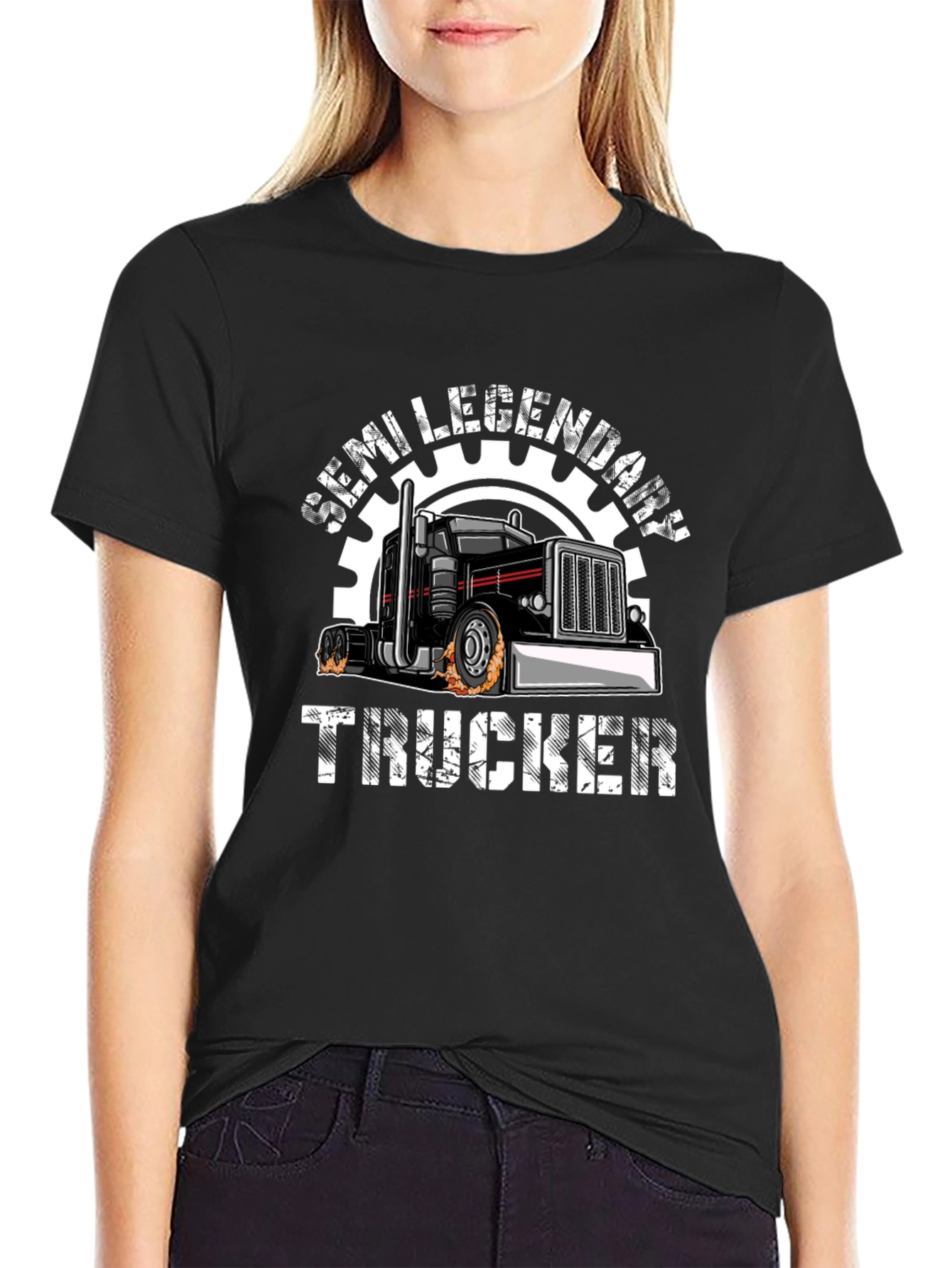 Semi Legendary Trucker Graphic T-Shirt