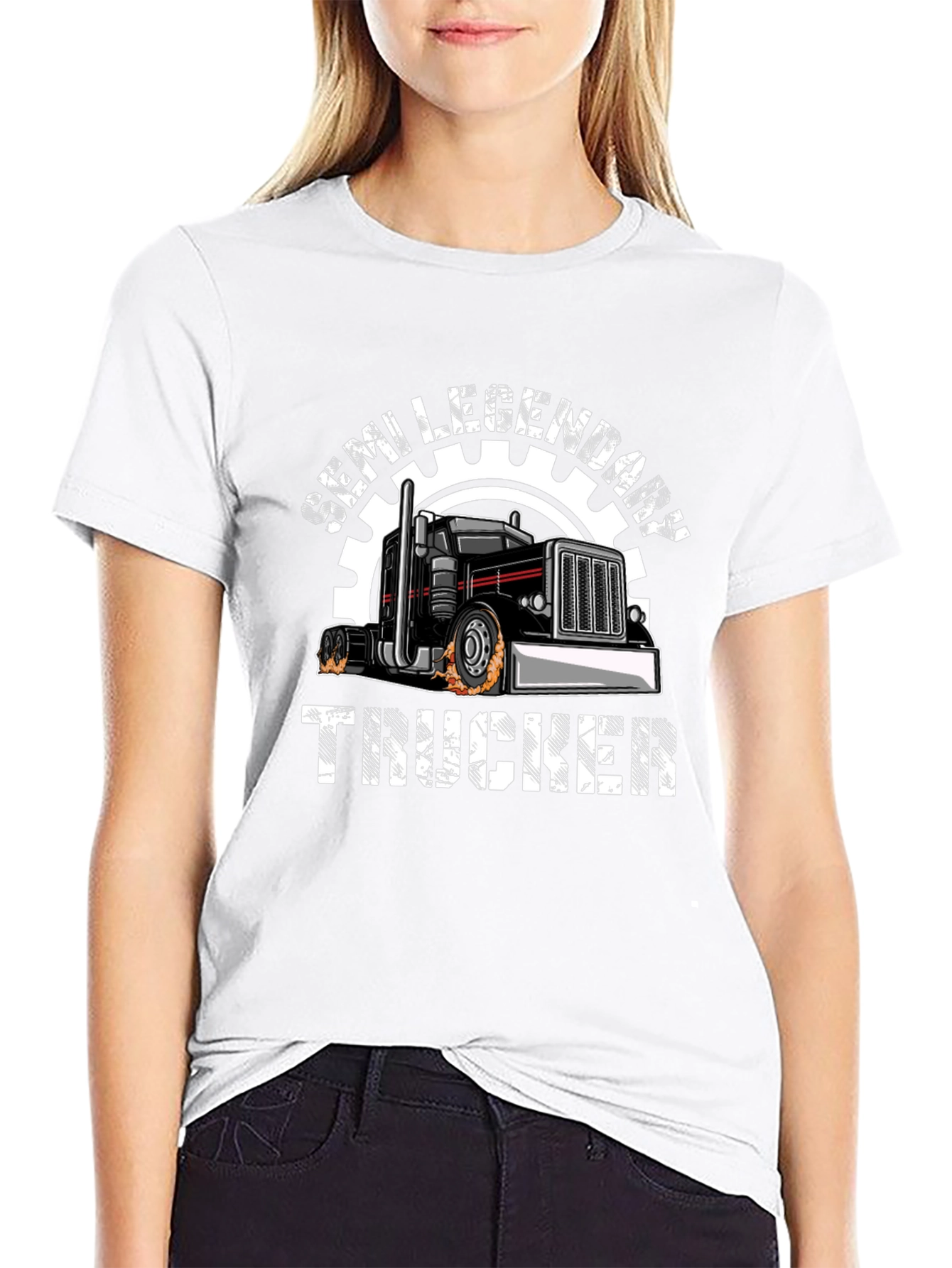 Semi Legendary Trucker Graphic T-Shirt