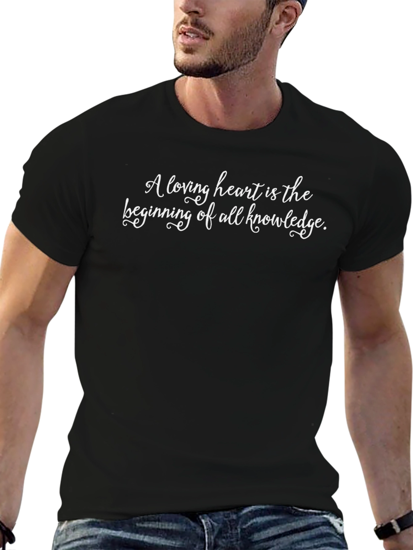 Loving Heart Knowledge Graphic Tee