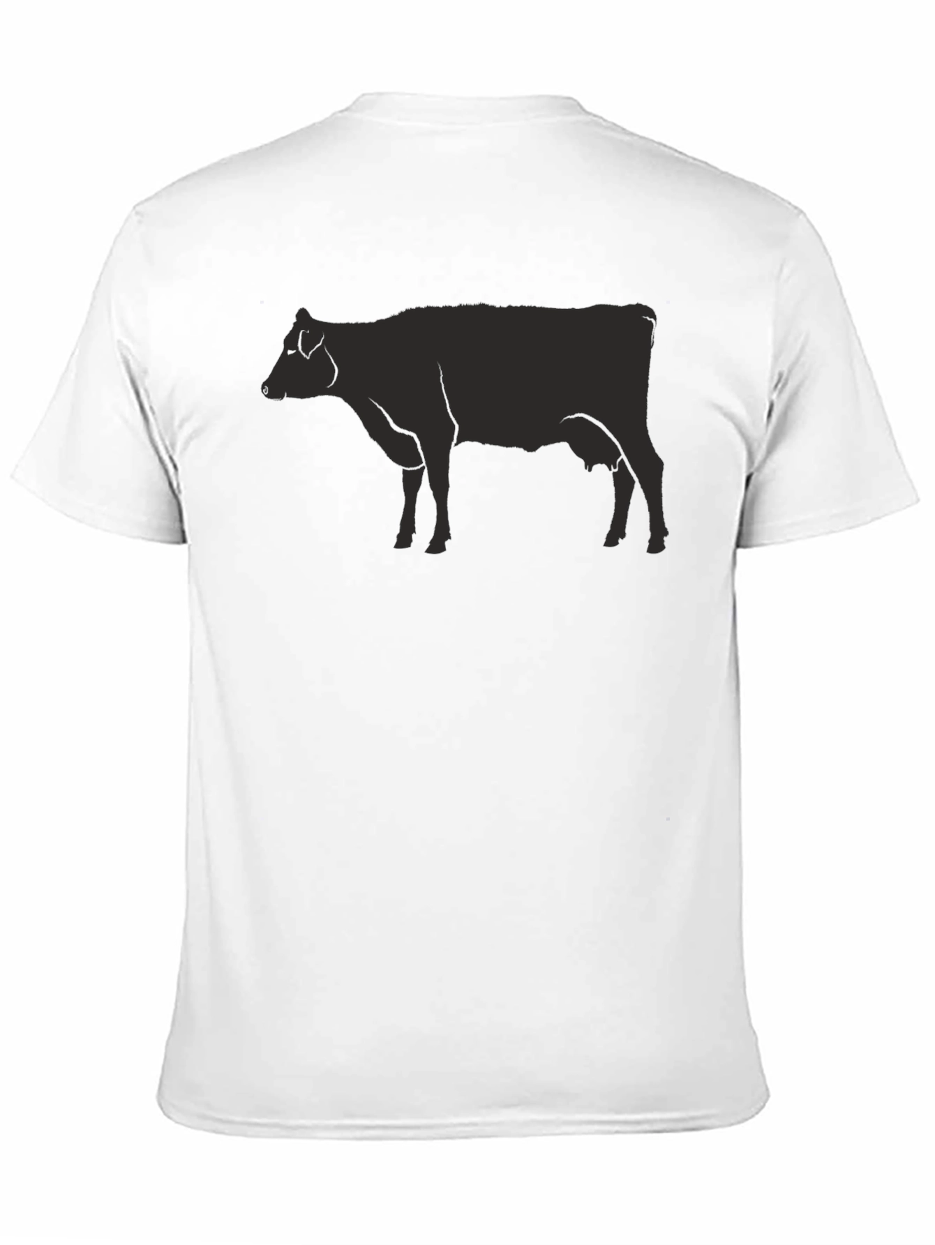 Black Cow Graphic Tee - Unisex Casual Top