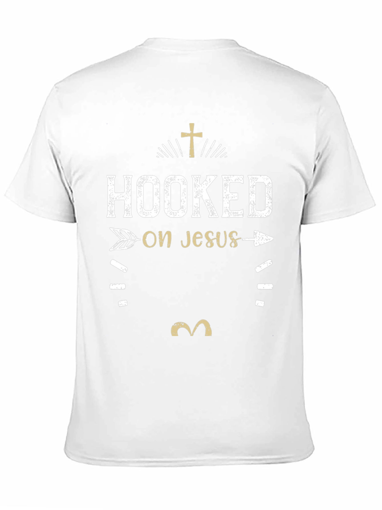 Hooked on Jesus Graphic T-Shirt - Religious Tee