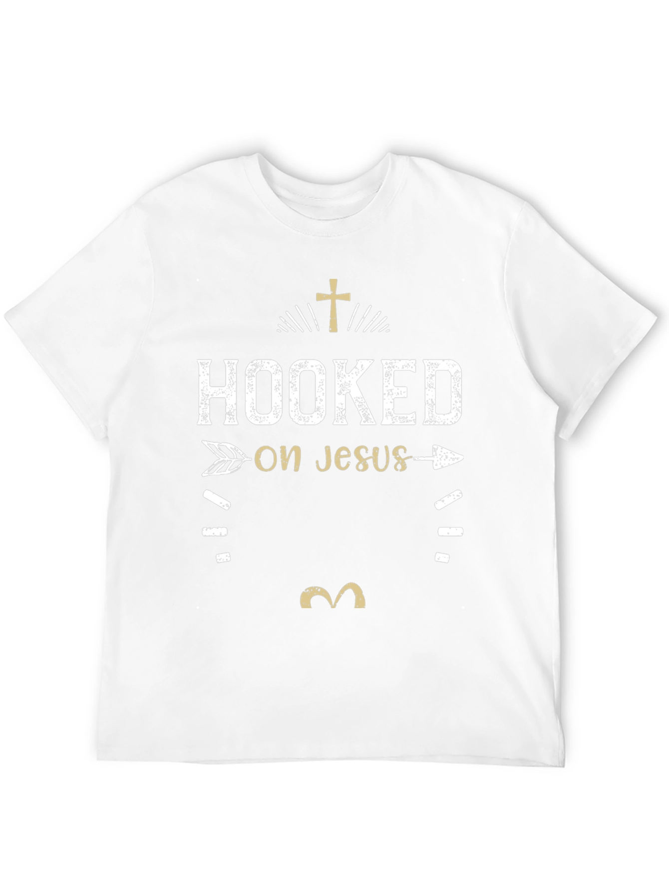 Hooked on Jesus Graphic T-Shirt - Religious Tee