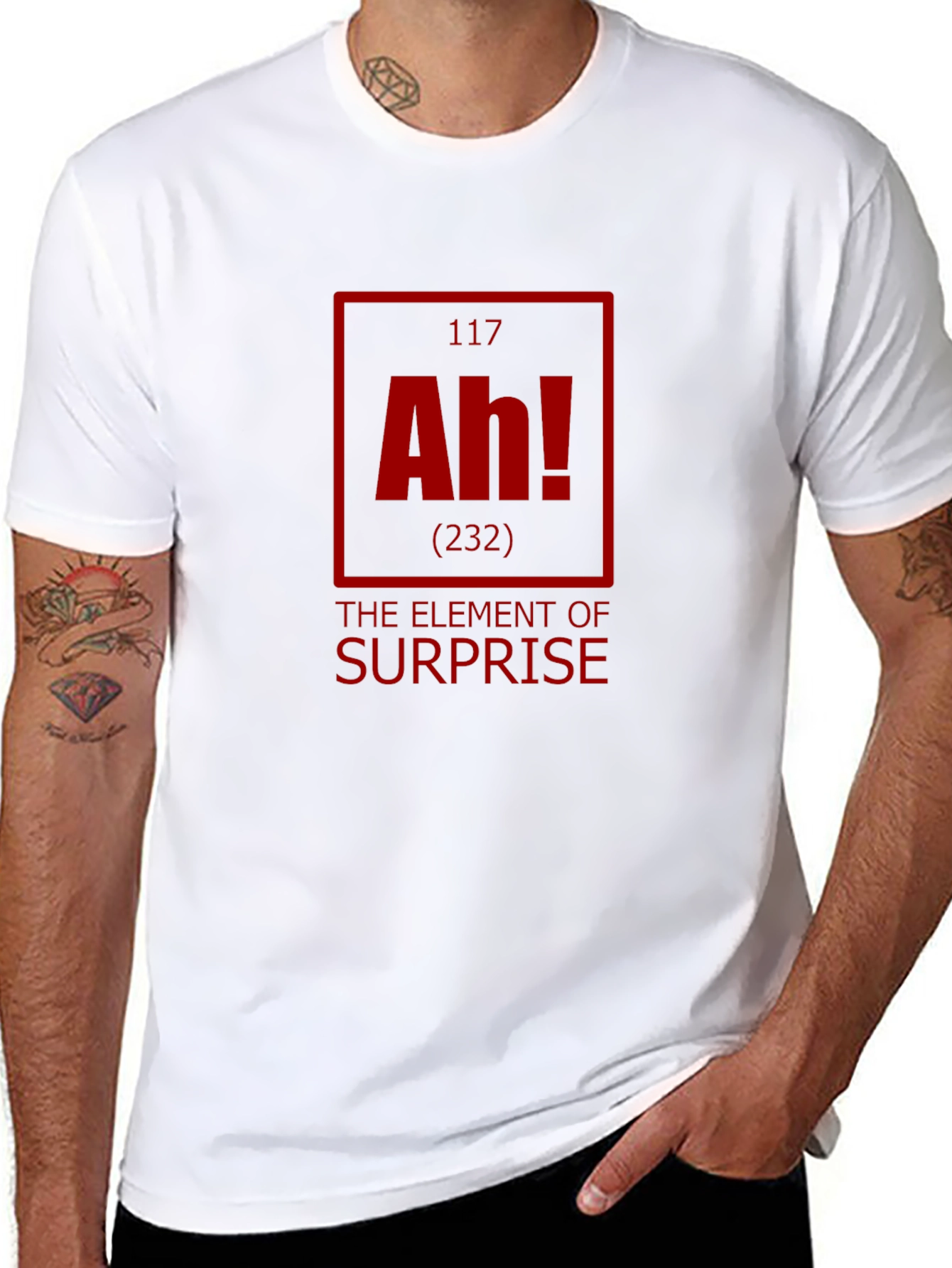 Element of Surprise Graphic Tee - Funny Science Shirt