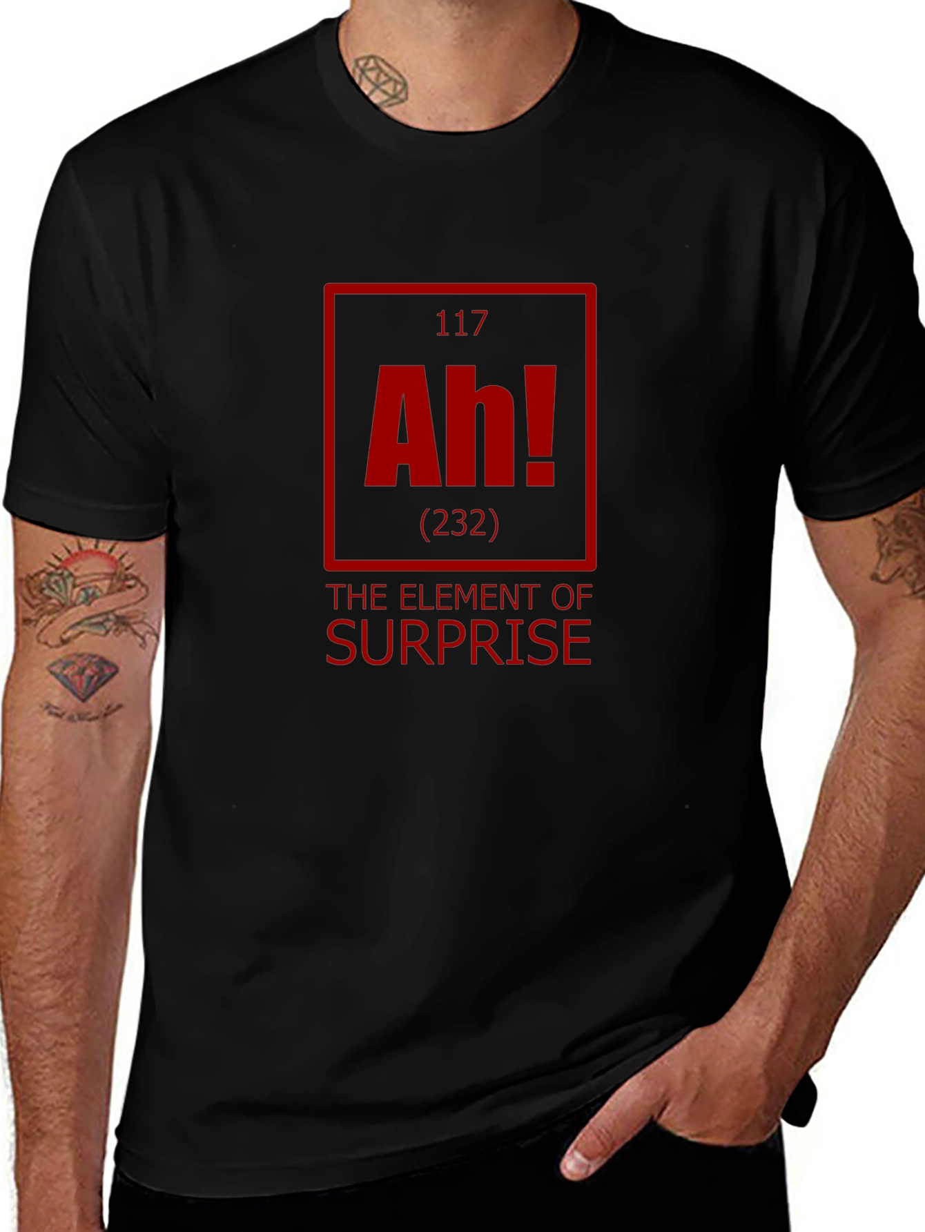 Element of Surprise Graphic Tee - Funny Science Shirt