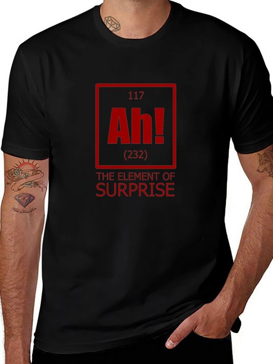 Element of Surprise Graphic Tee - Funny Science Shirt