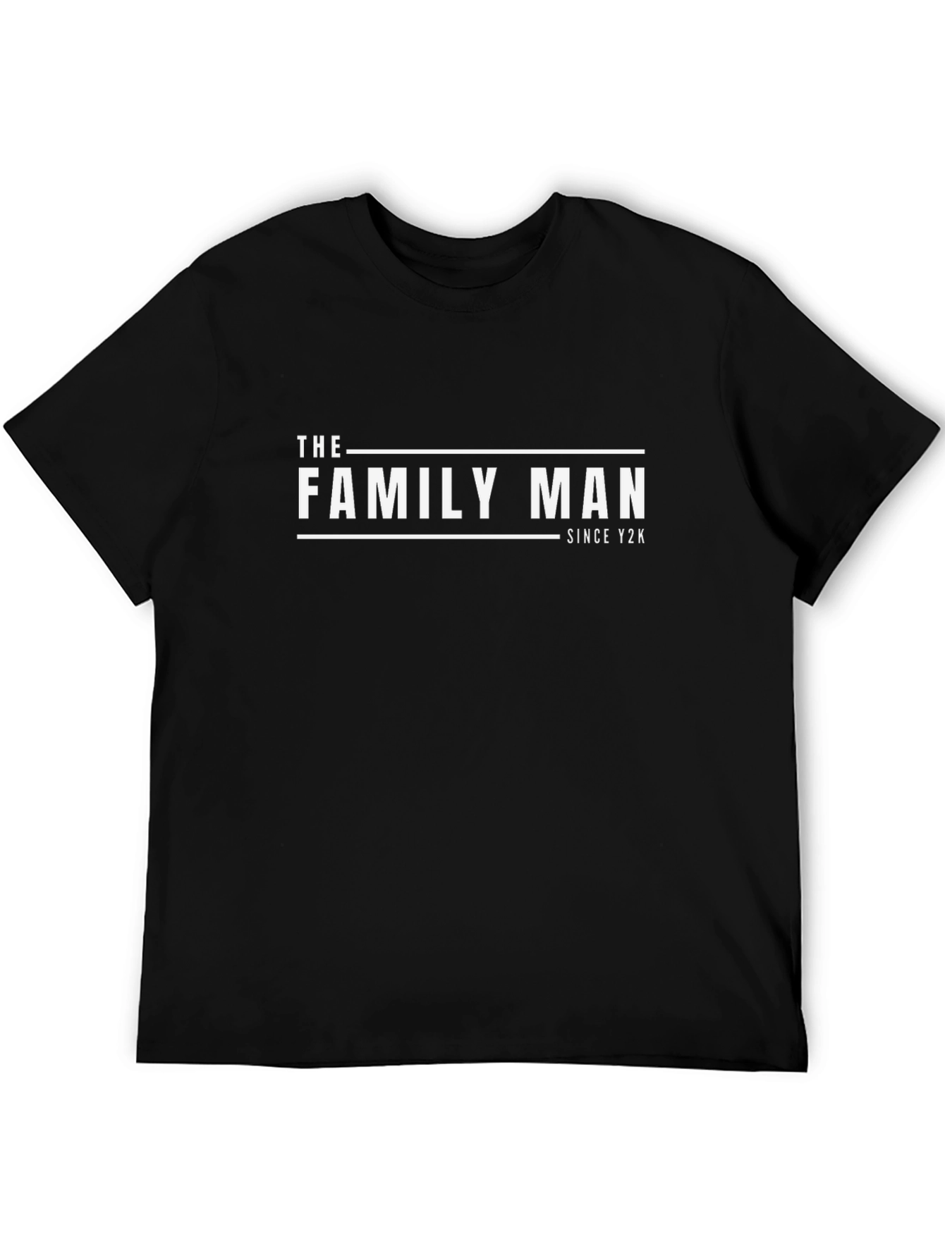 The Family Man Since Y2K Black Graphic Tee