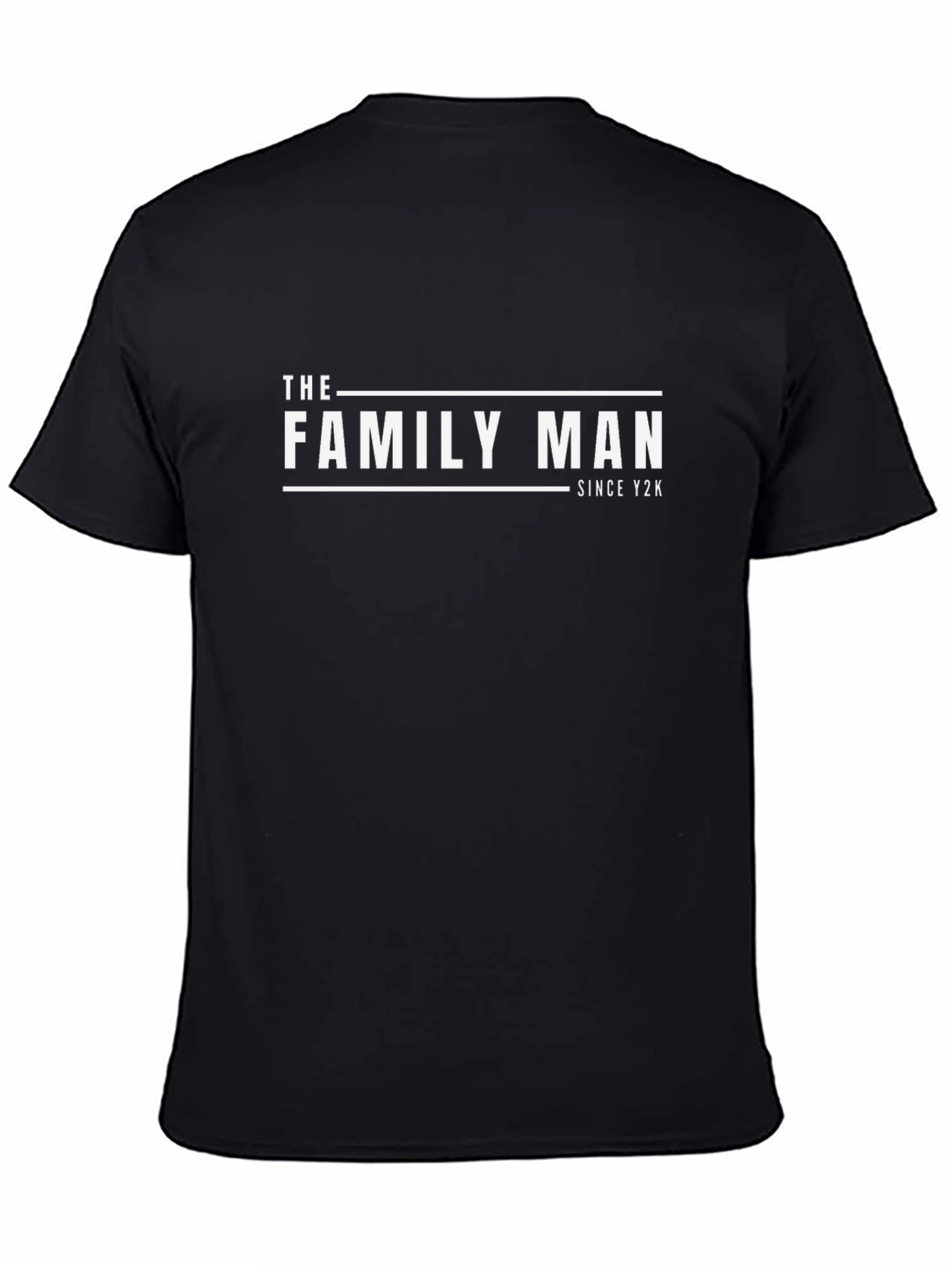The Family Man Since Y2K Black Graphic Tee