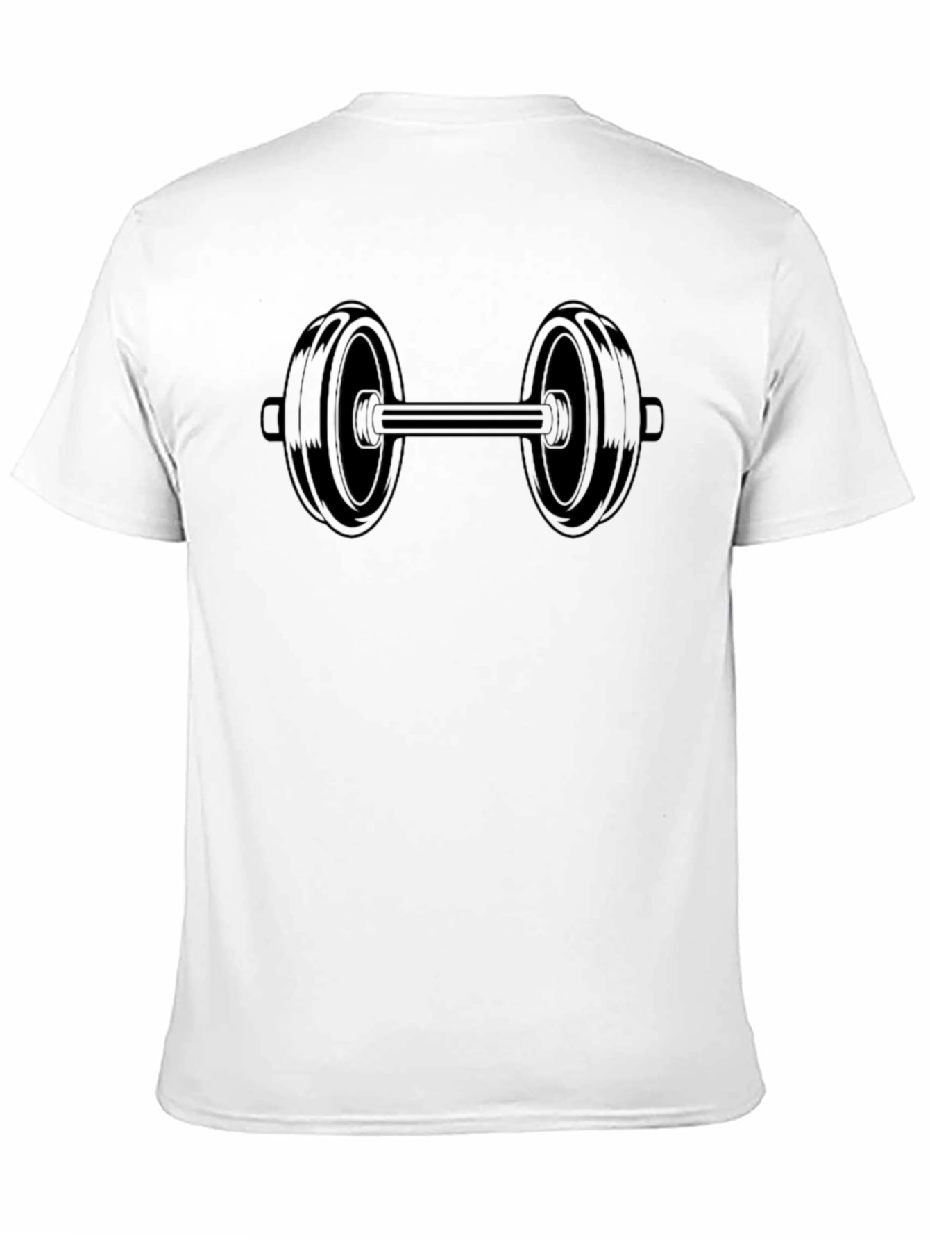 Dumbbell Graphic Tee - Workout Motivation Shirt