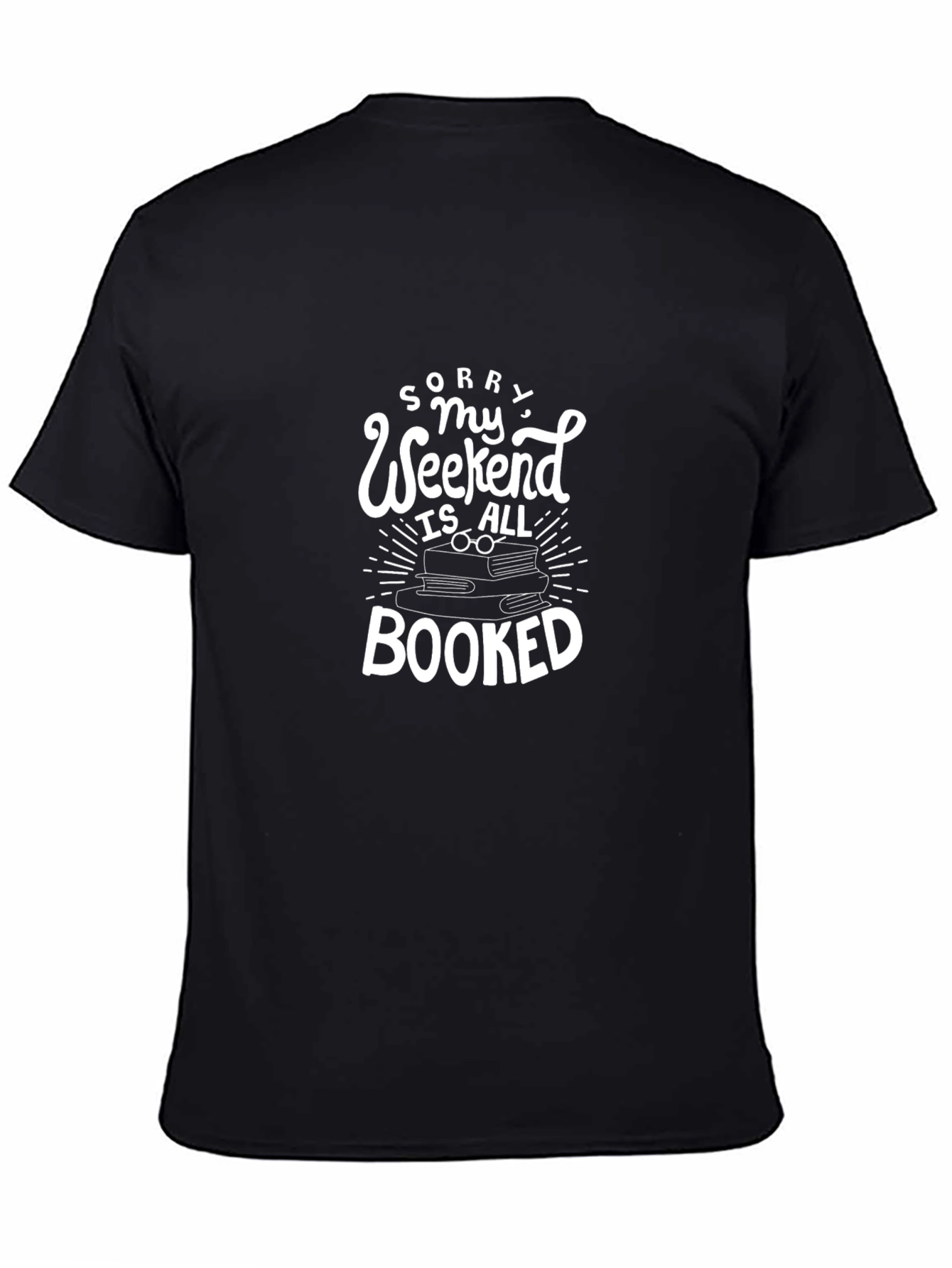Booked Weekend Black T-Shirt