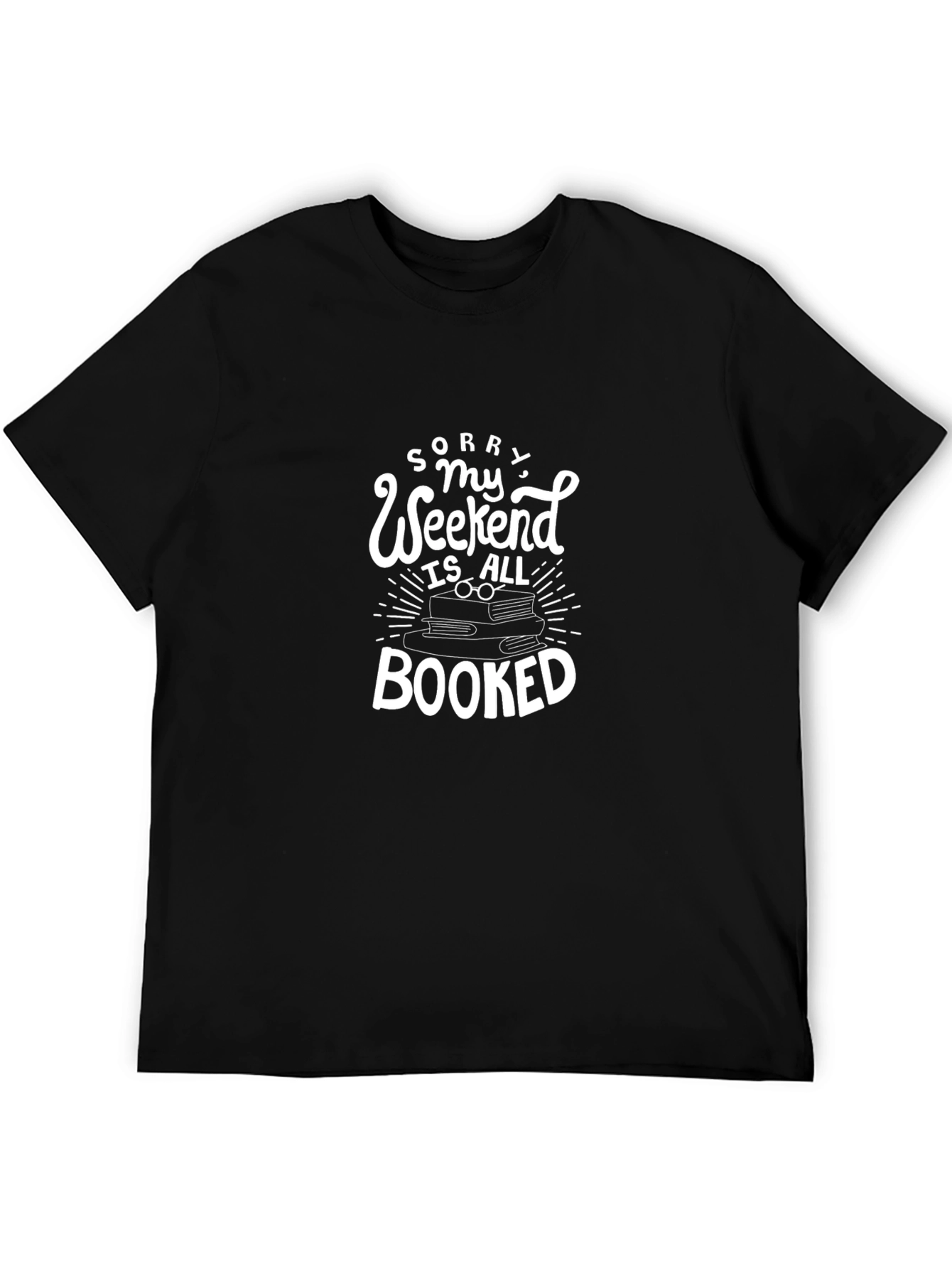 Booked Weekend Black T-Shirt