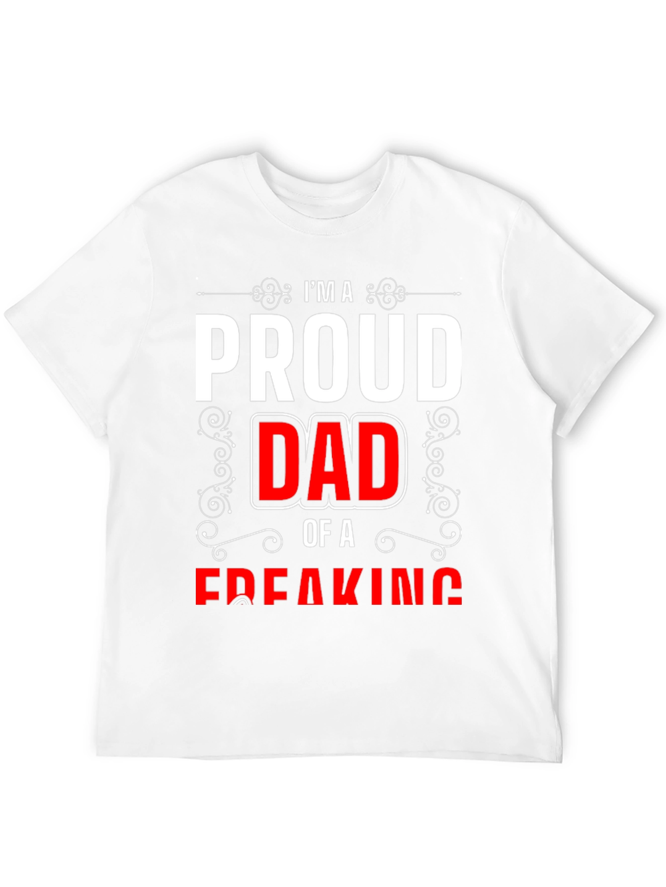 Proud Dad Graphic T-Shirt - Black