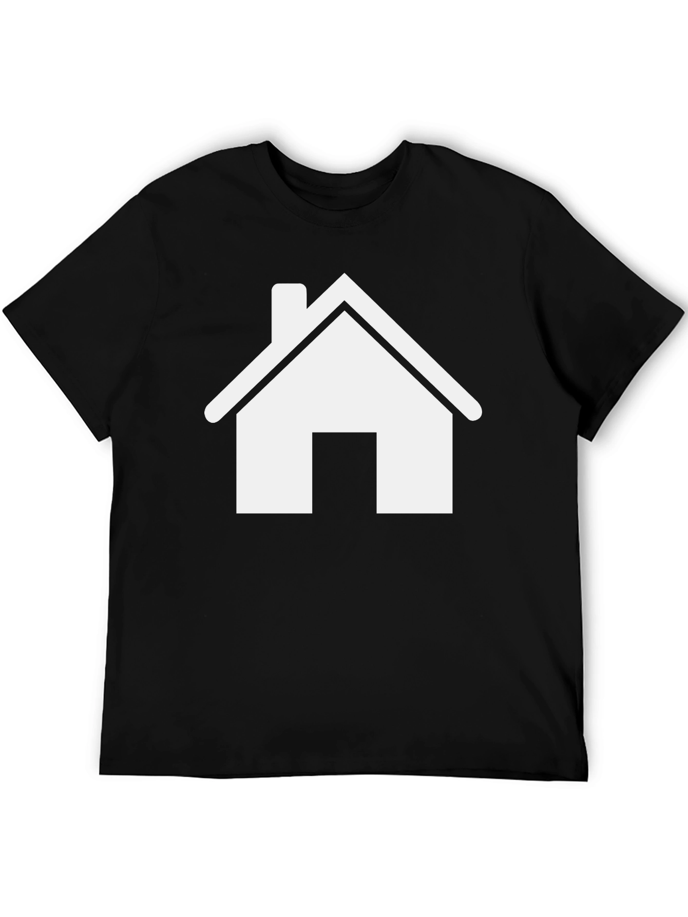 House Graphic Black T-Shirt