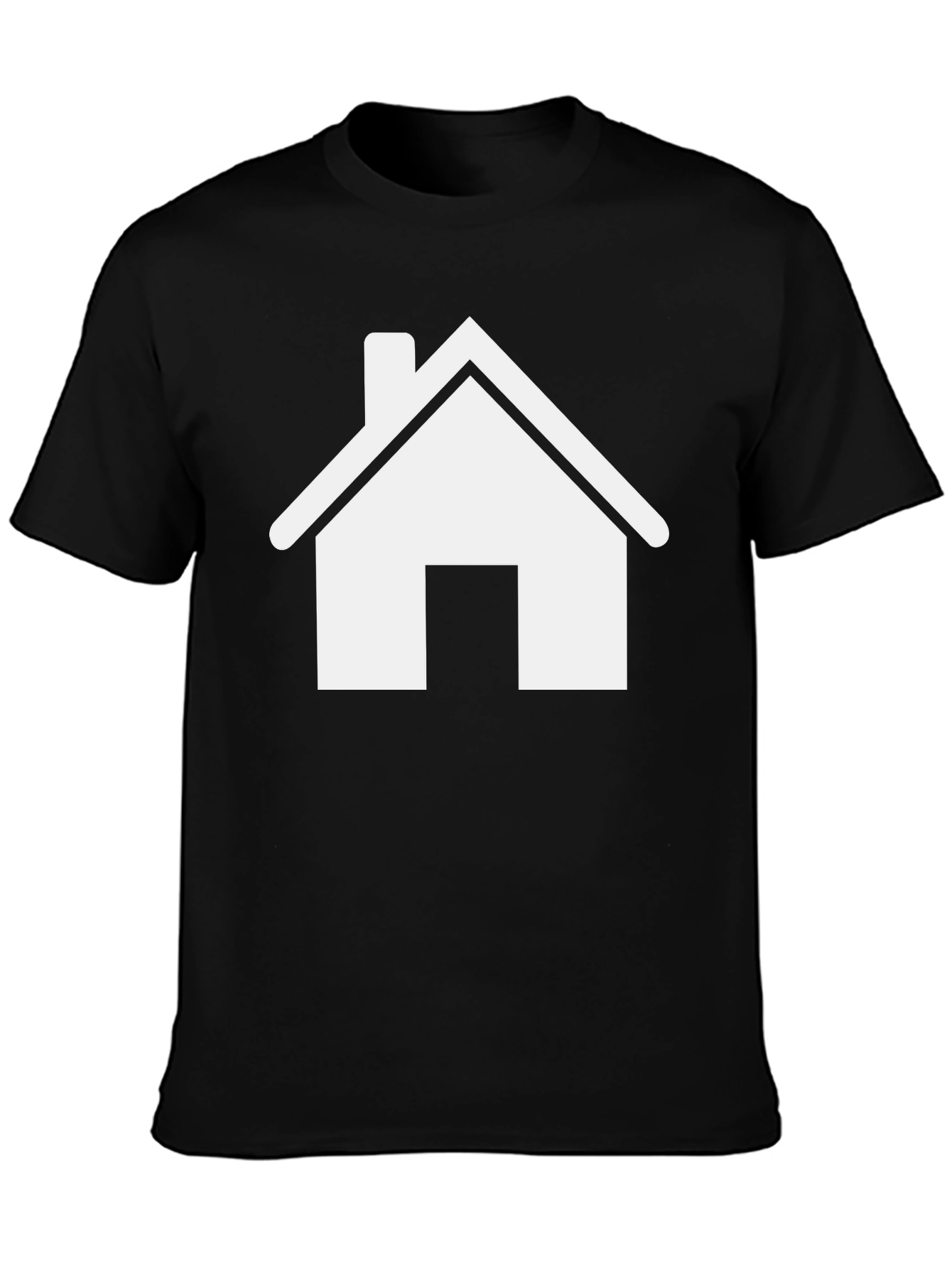 House Graphic Black T-Shirt