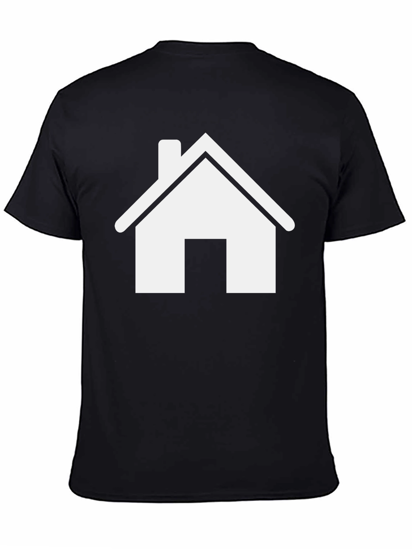 House Graphic Black T-Shirt