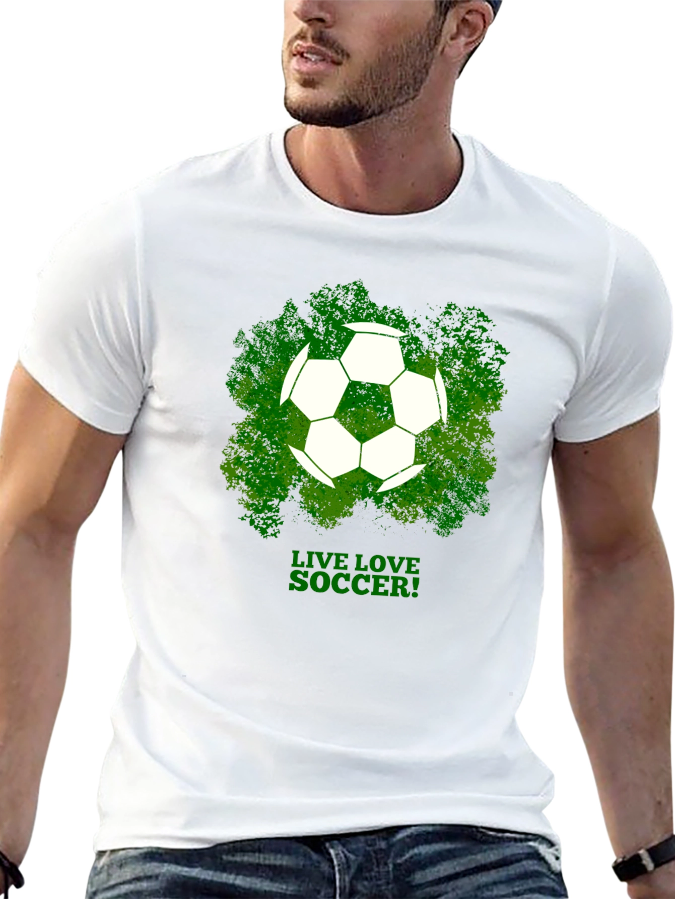 Live Love Soccer Graphic T-Shirt