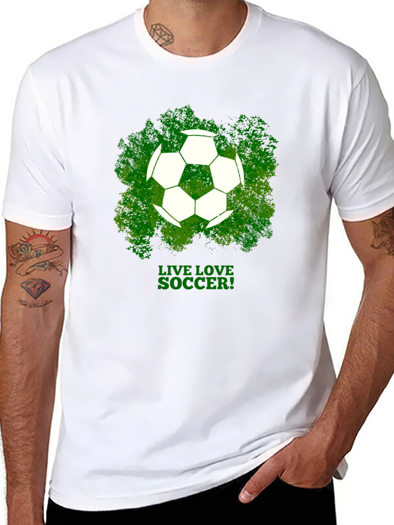Live Love Soccer Graphic T-Shirt