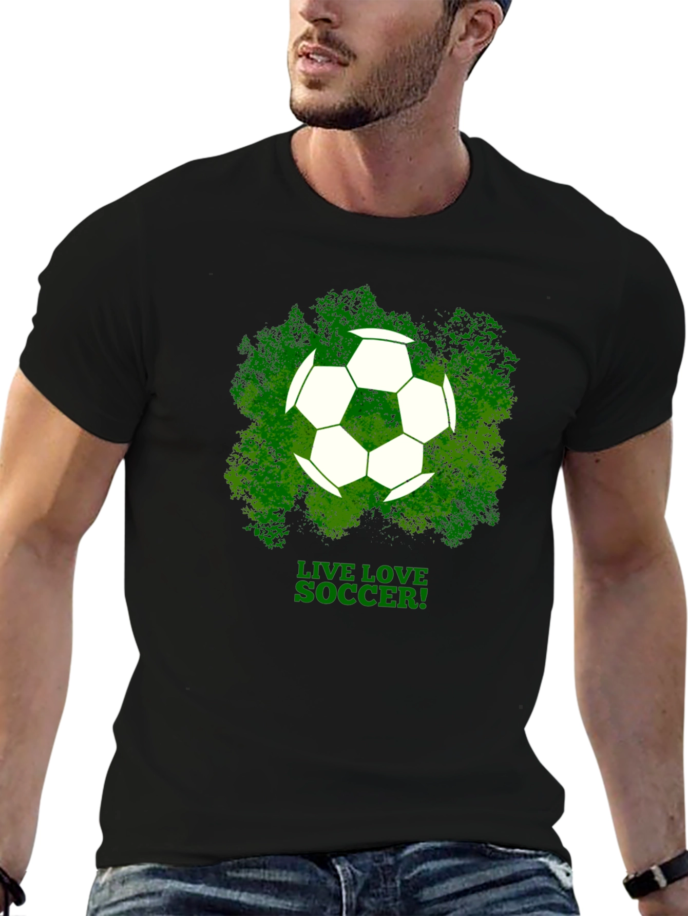 Live Love Soccer Graphic T-Shirt