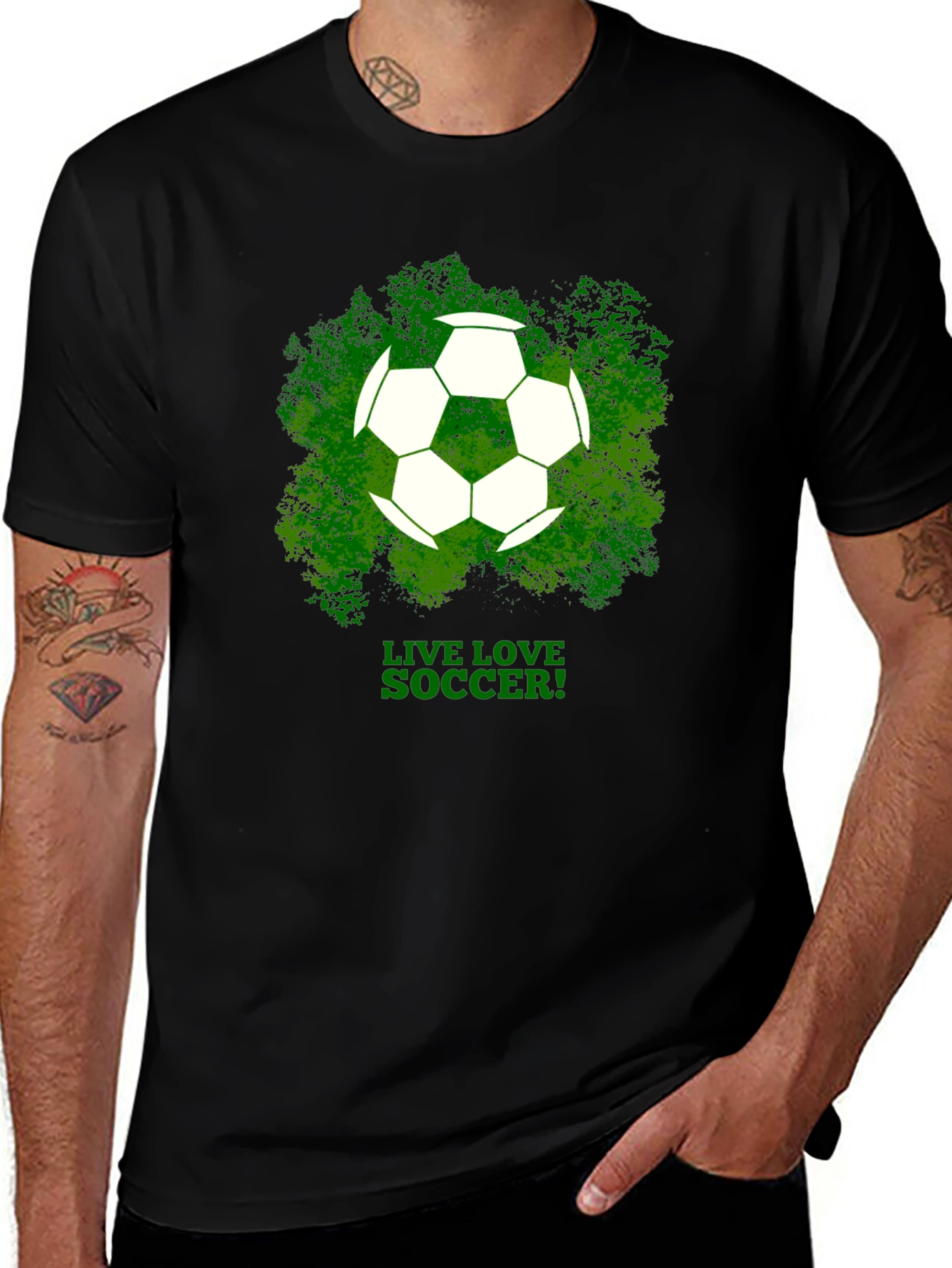 Live Love Soccer Graphic T-Shirt