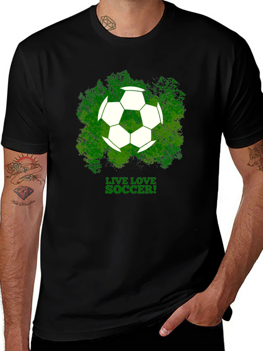 Live Love Soccer Graphic T-Shirt