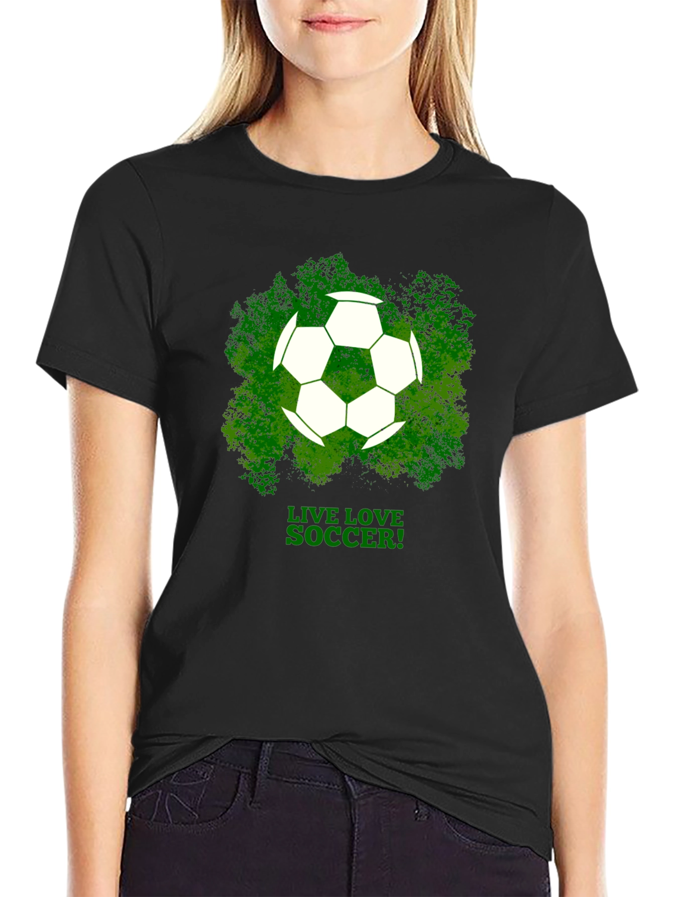 Live Love Soccer Graphic T-Shirt