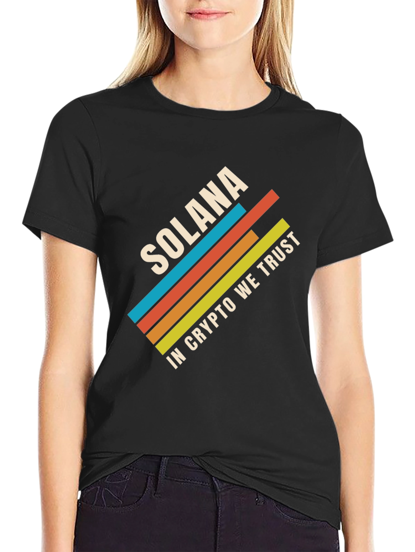 Solana Crypto T-Shirt - Trust The Chain