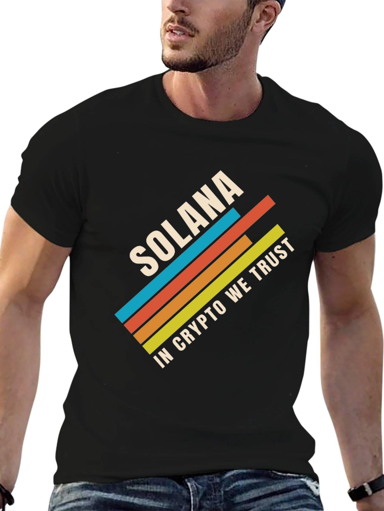 Solana Crypto T-Shirt - Trust The Chain