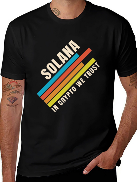 Solana Crypto T-Shirt - Trust The Chain