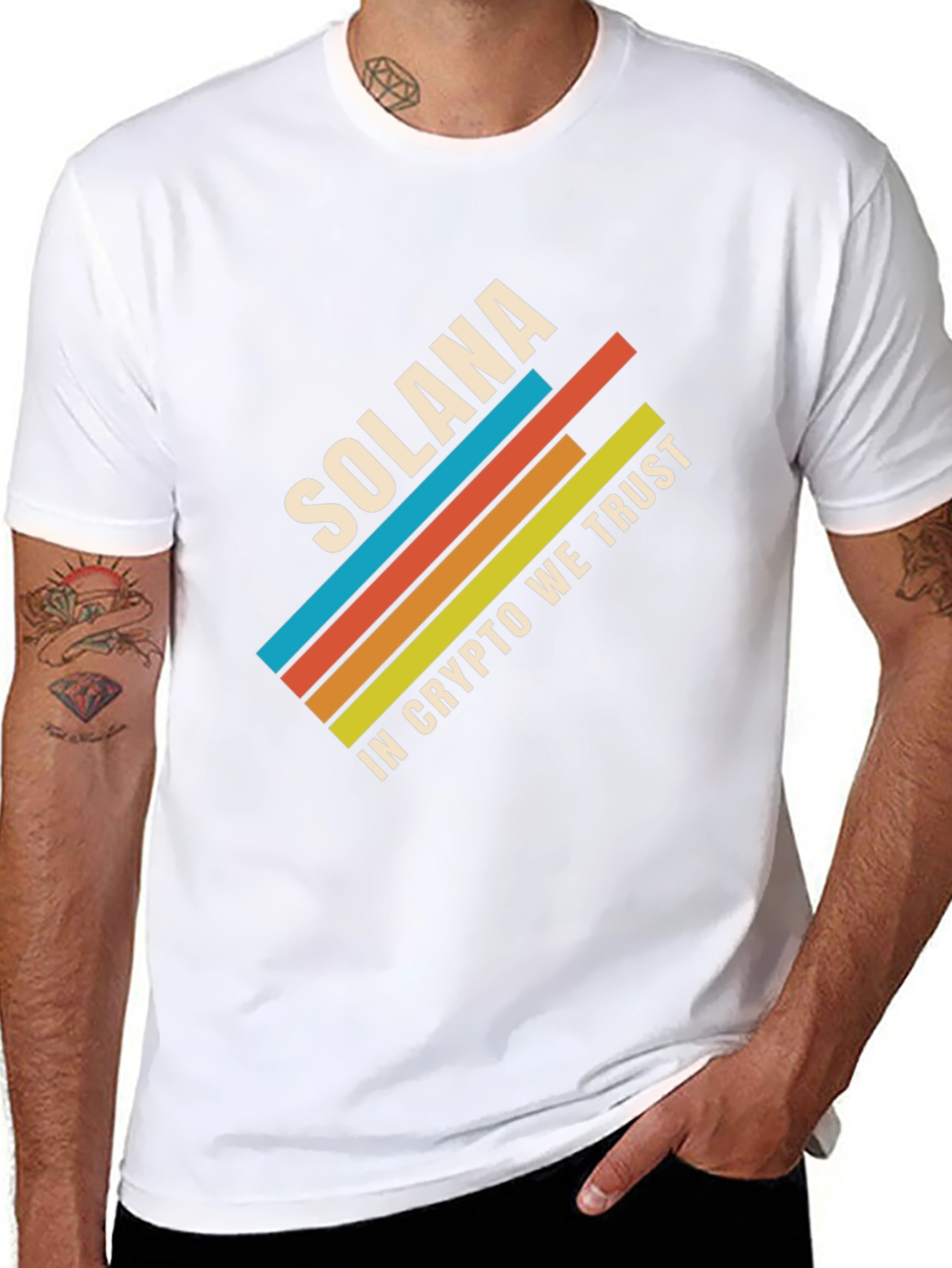 Solana Crypto T-Shirt - Trust The Chain