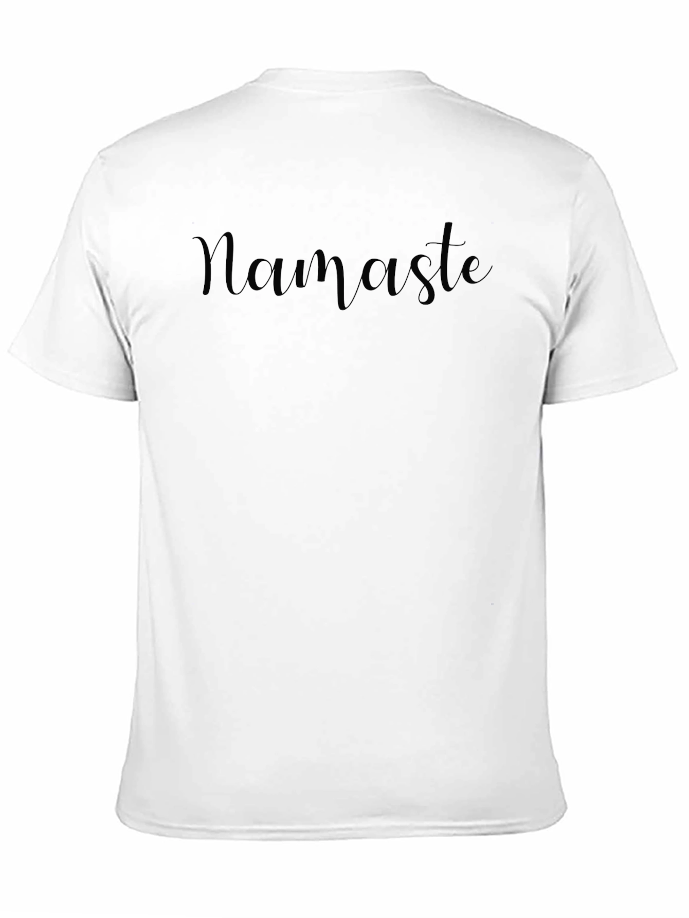 Namaste T-Shirt - Black Crew Neck Tee