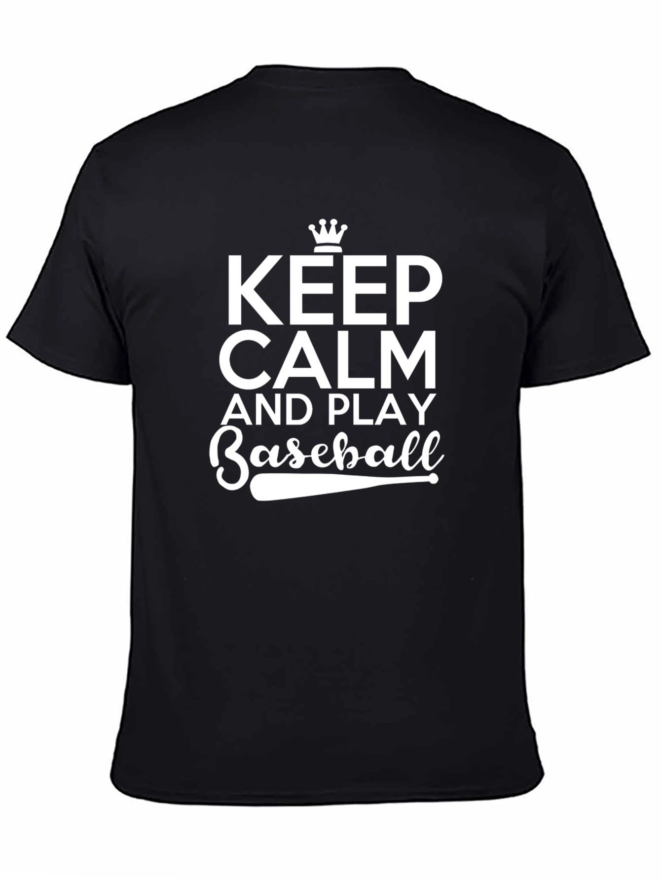 Keep Calm Baseball T-Shirt Funny Sports Tee