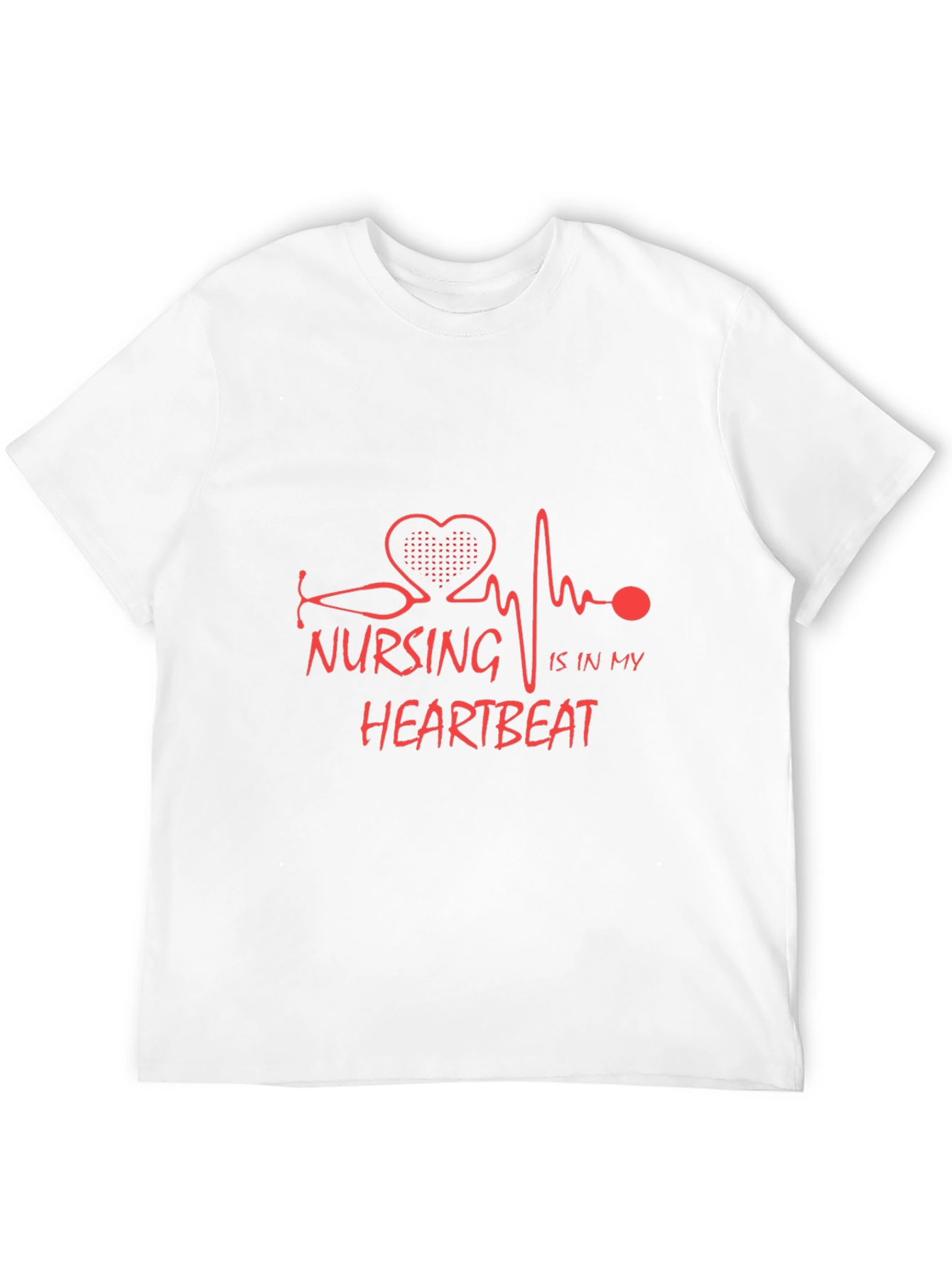 Nursing Is In My Heartbeat T-Shirt