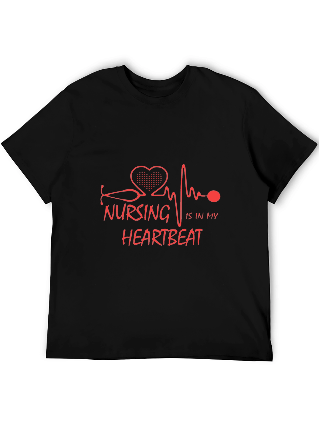 Nursing Is In My Heartbeat T-Shirt