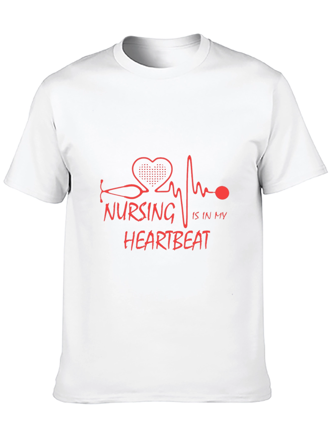 Nursing Is In My Heartbeat T-Shirt