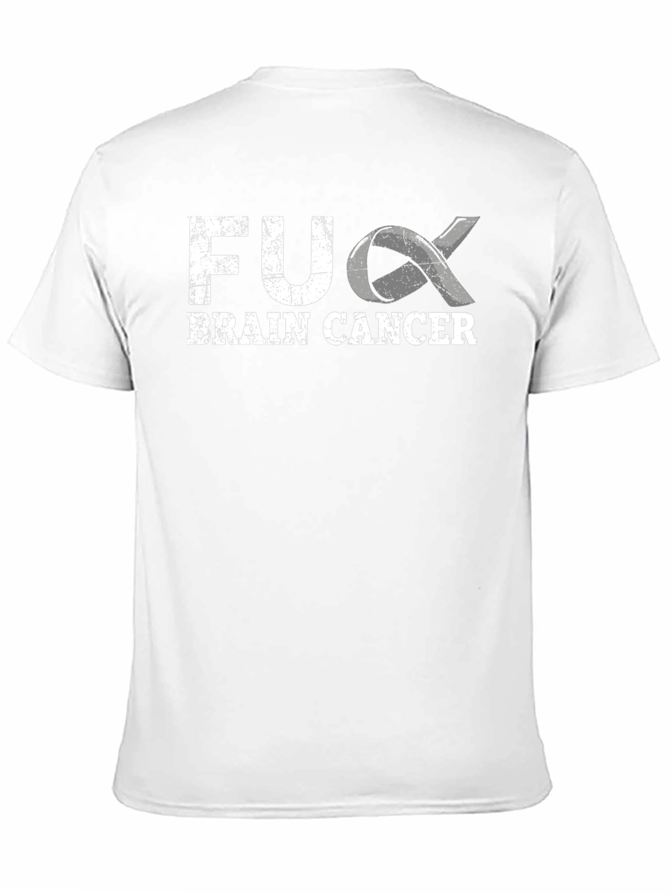 F*ck Brain Cancer T-Shirt - Awareness Ribbon Graphic