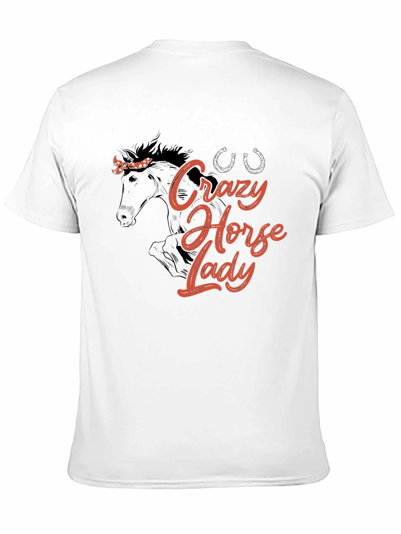 Crazy Horse Lady Graphic Tee - Black