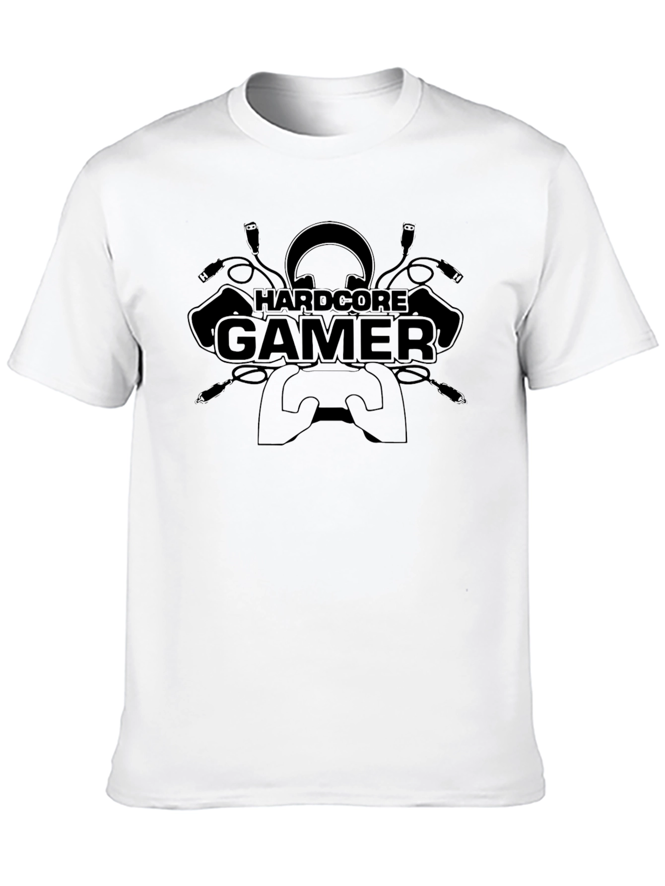 Hardcore Gamer Black T-Shirt