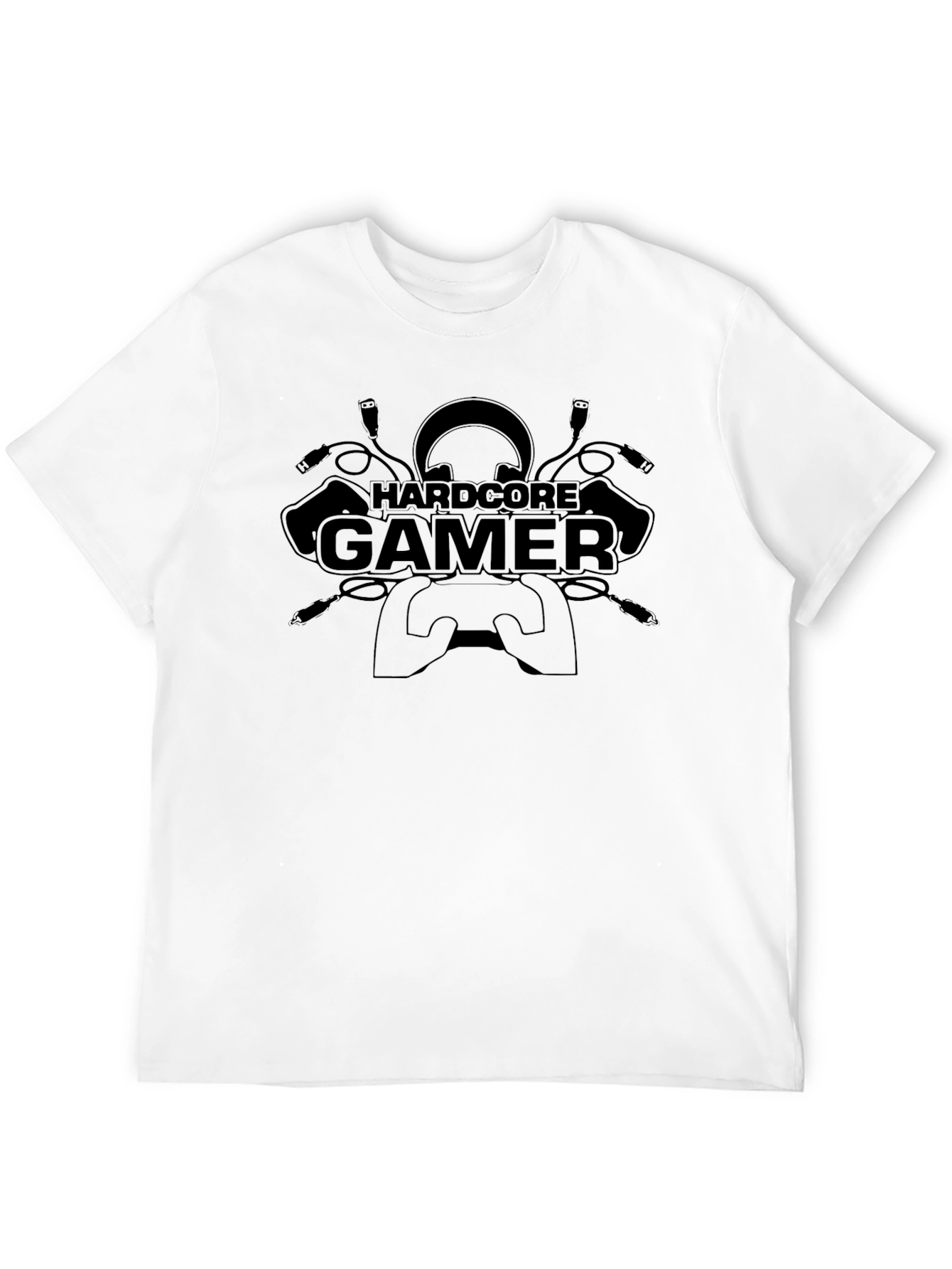 Hardcore Gamer Black T-Shirt