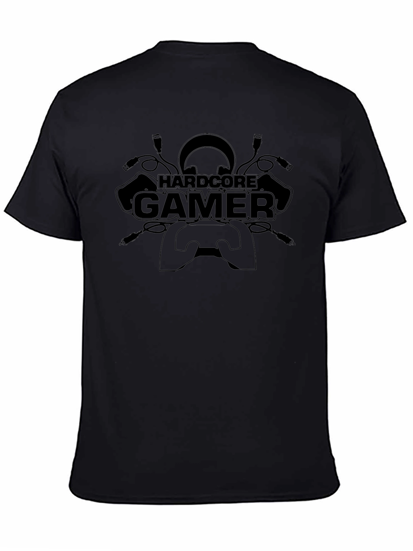 Hardcore Gamer Black T-Shirt