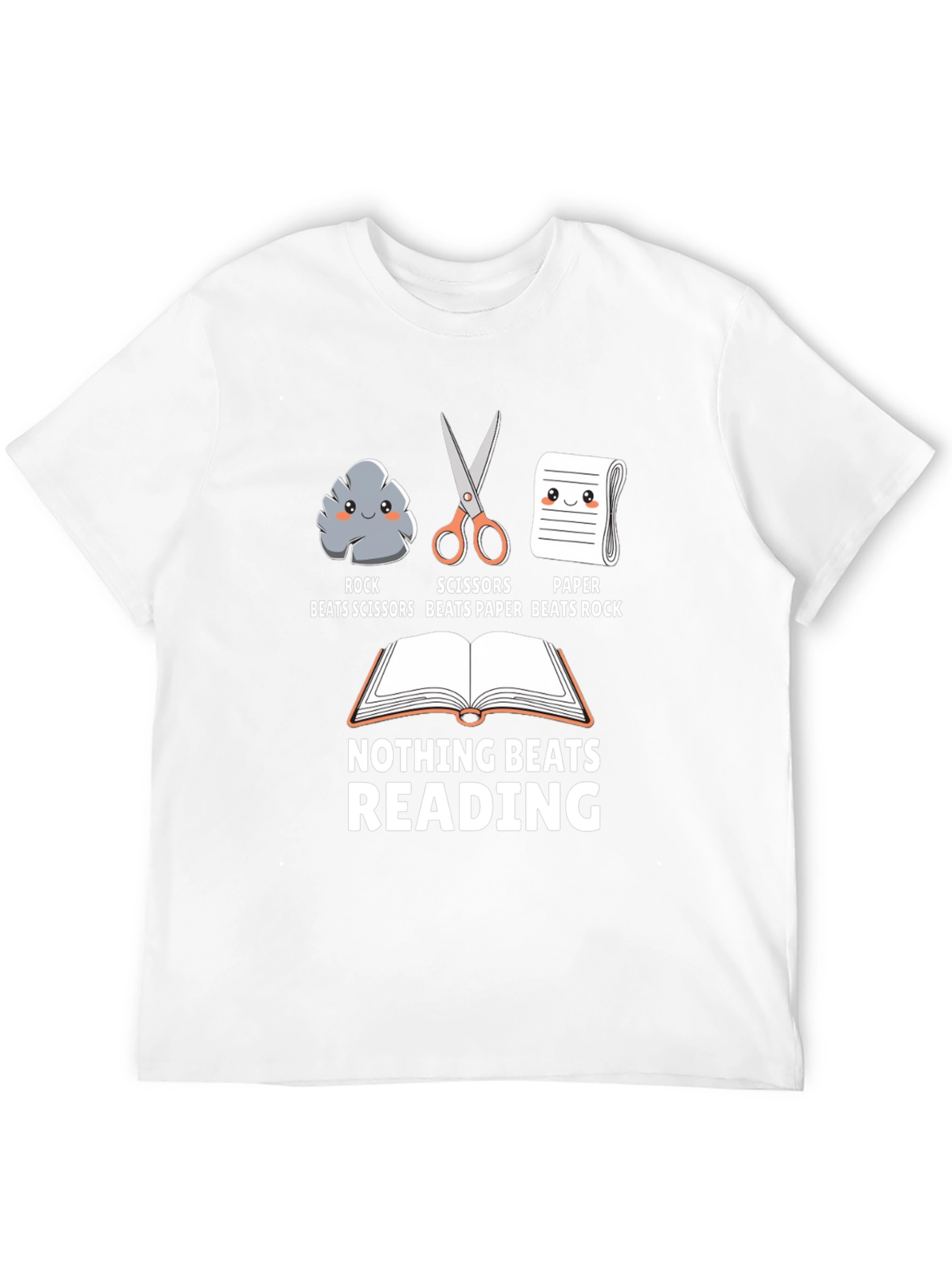 Rock Paper Scissors Reading T-Shirt