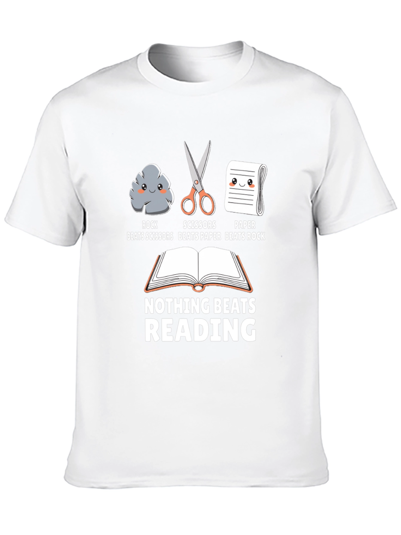 Rock Paper Scissors Reading T-Shirt