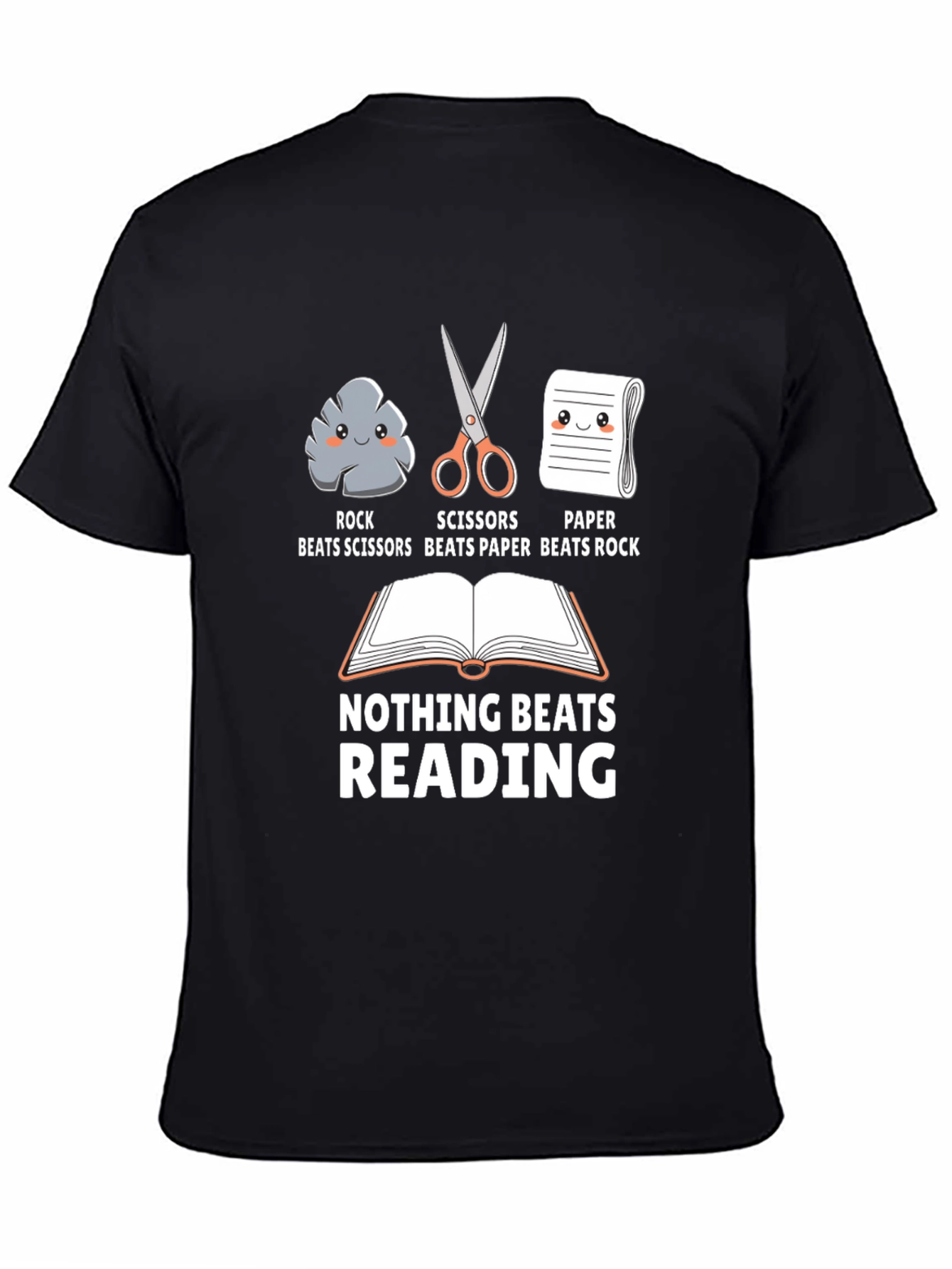 Rock Paper Scissors Reading T-Shirt