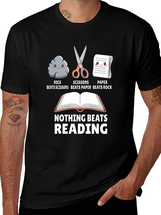Rock Paper Scissors Reading T-Shirt