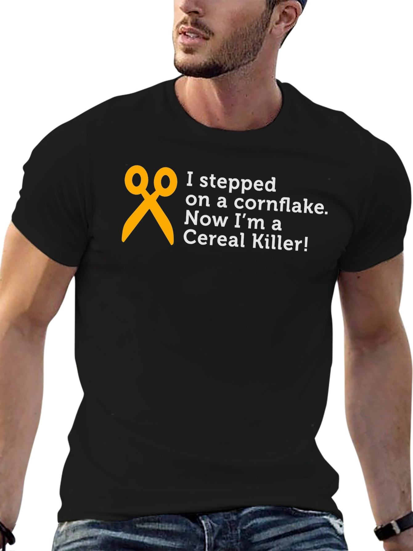 Cereal Killer T-Shirt Funny Pun Graphic Tee