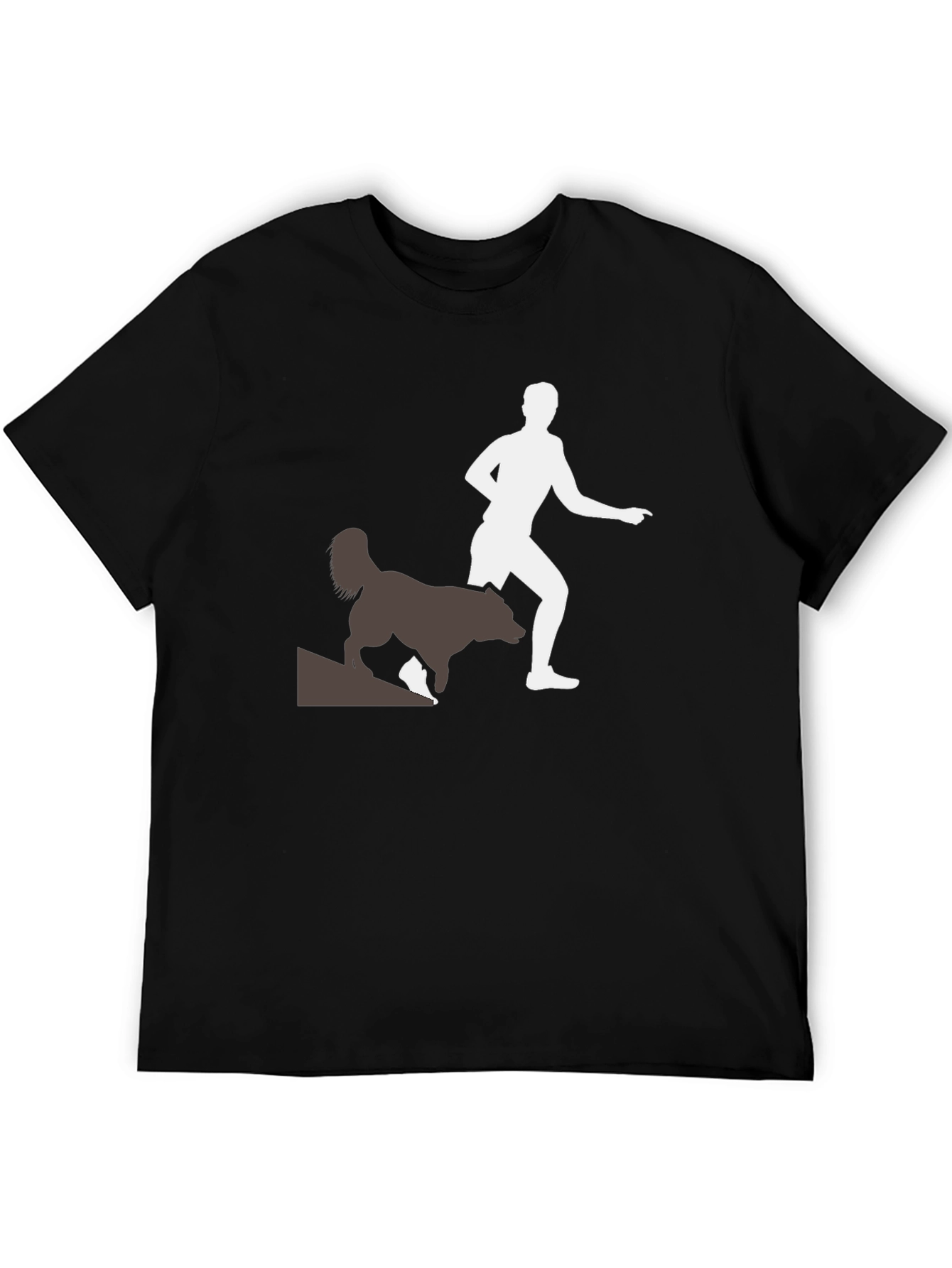 Running with Dogs Tee - Black