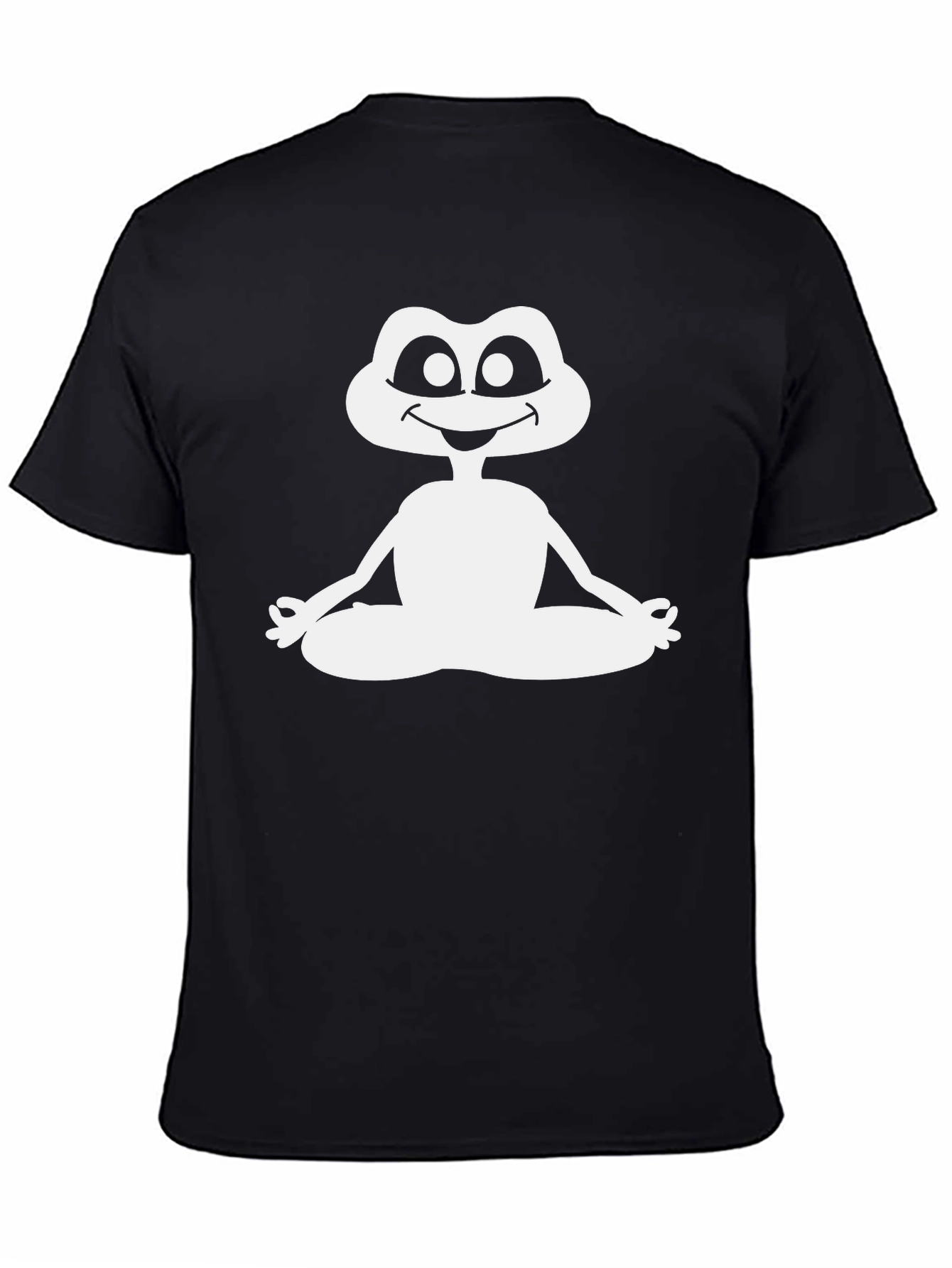 Meditating Frog Graphic Tee - Yoga Humor T-Shirt