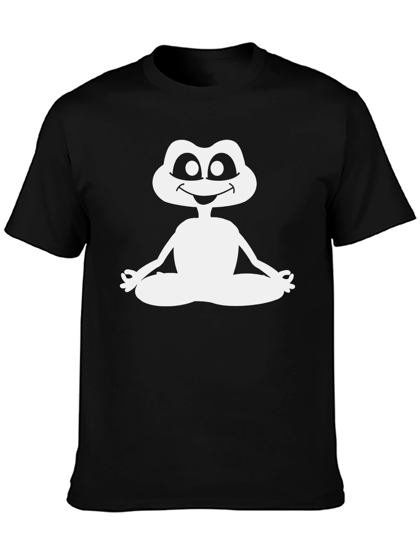 Meditating Frog Graphic Tee - Yoga Humor T-Shirt