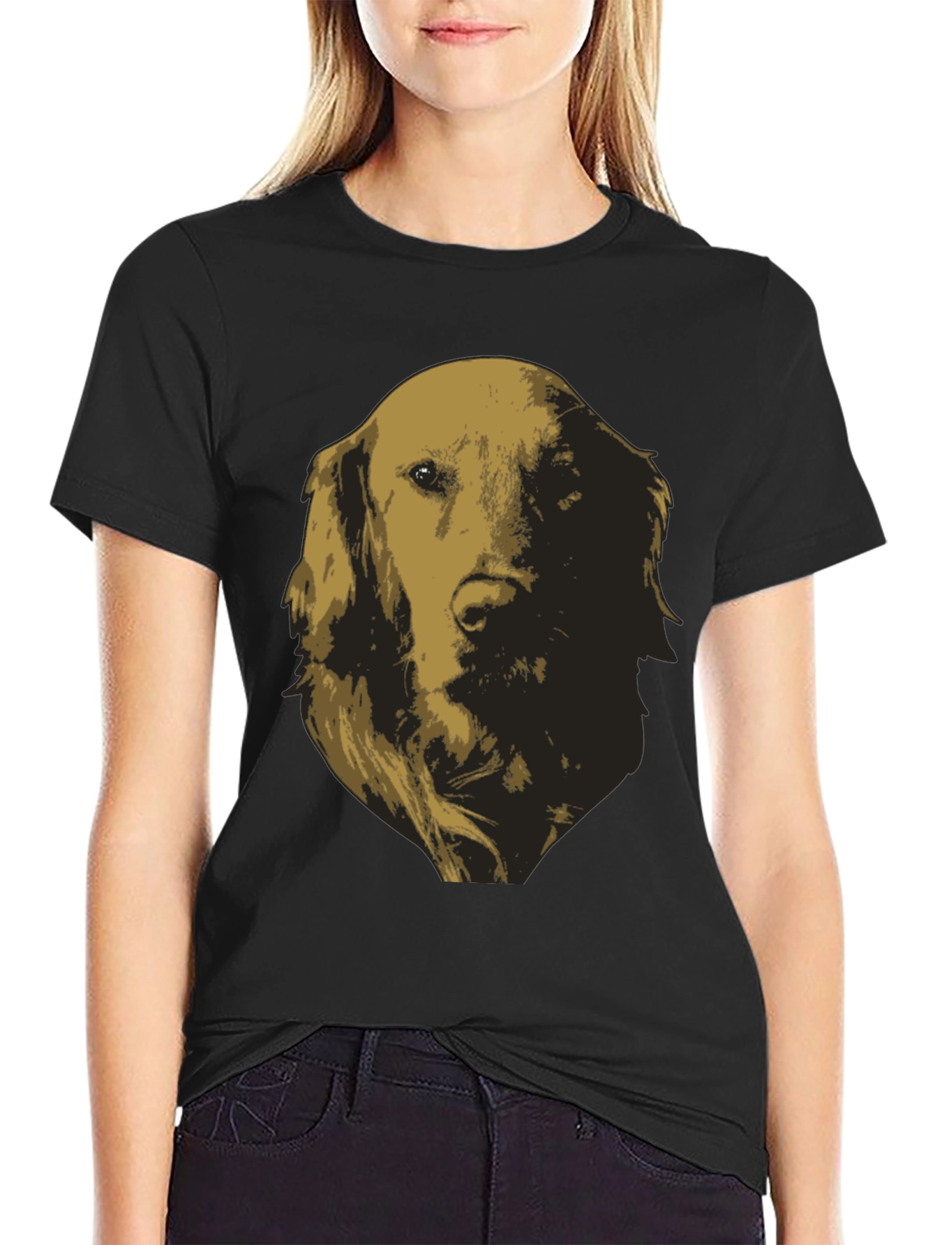 Golden Retriever Dog Graphic Tee