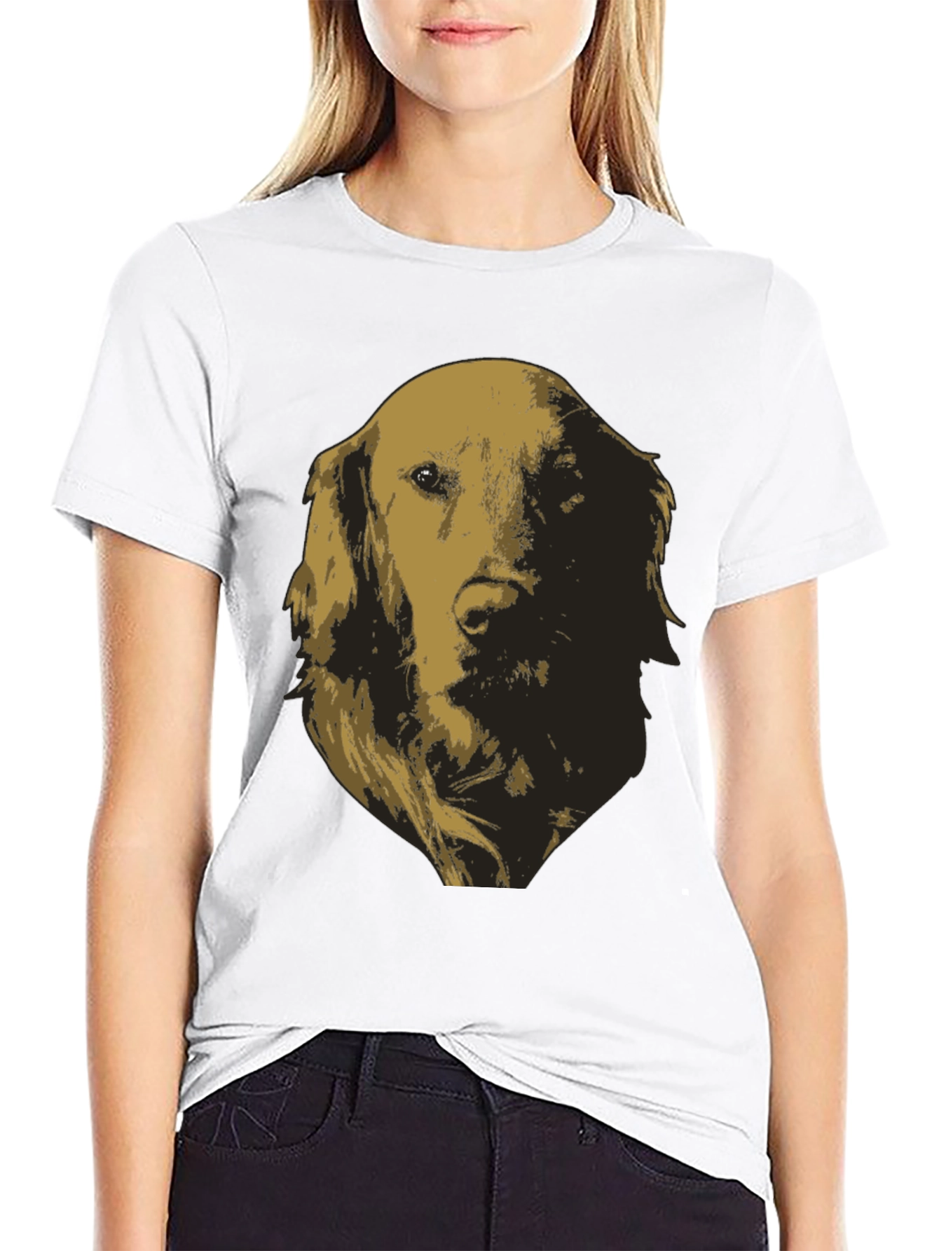 Golden Retriever Dog Graphic Tee