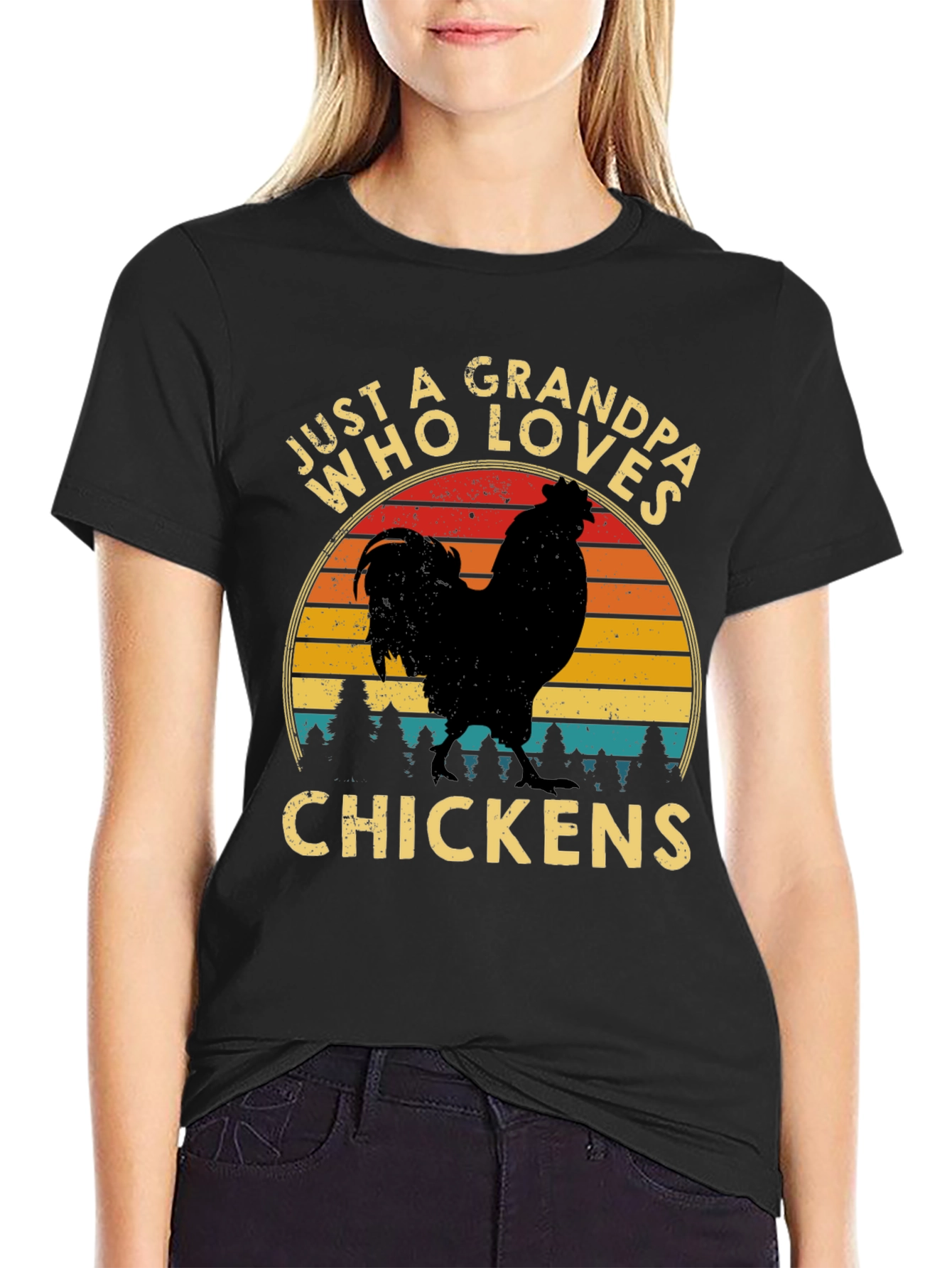 Grandpa Chicken Lover T-Shirt