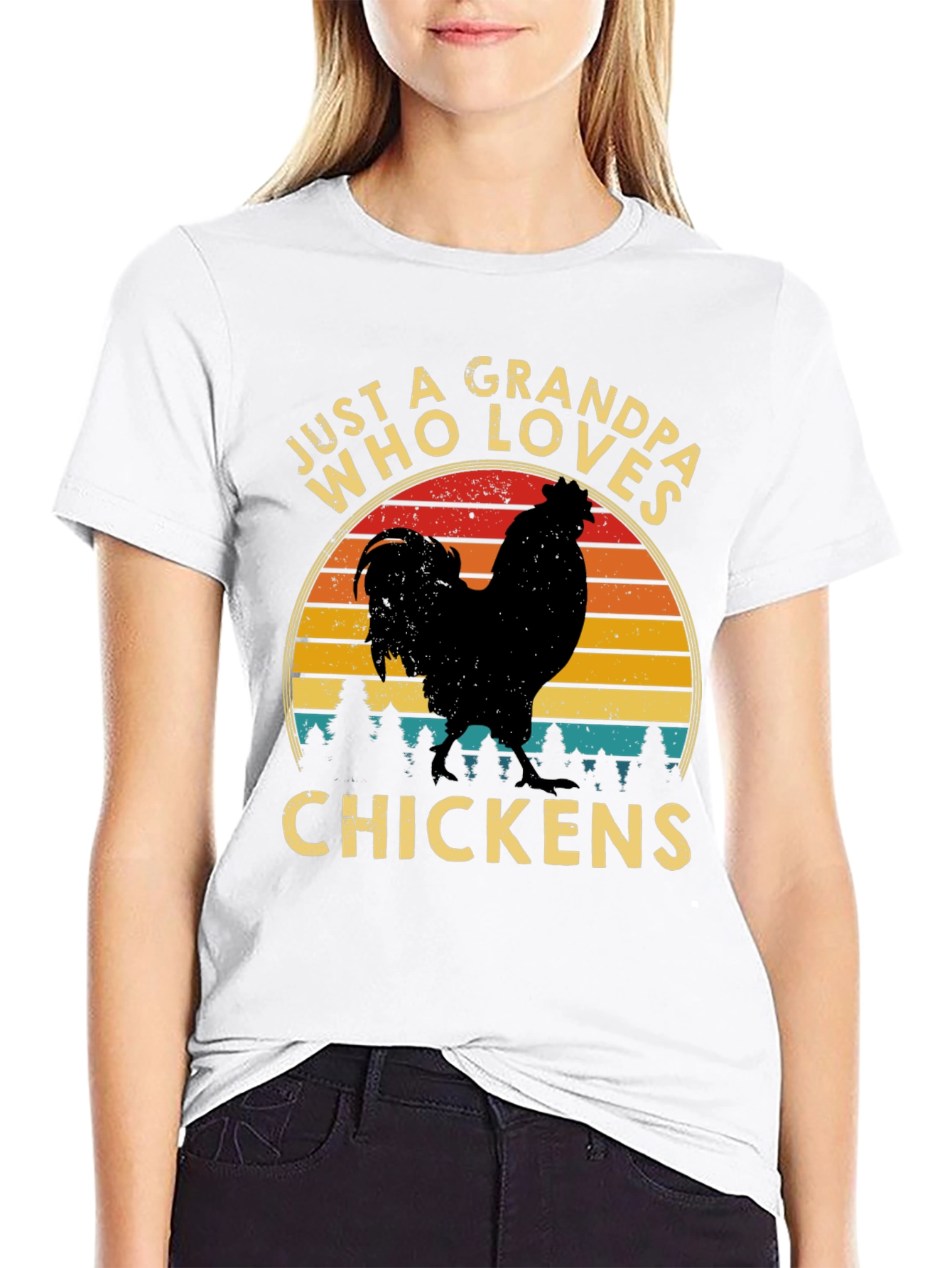 Grandpa Chicken Lover T-Shirt